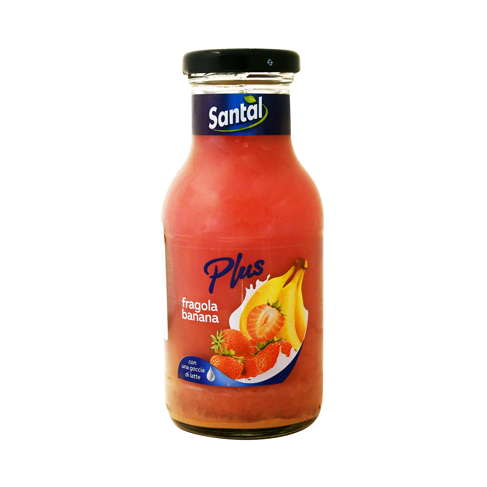 Santal Plus smoothies φράουλα - μπανάνα 250ml εικόνα 1