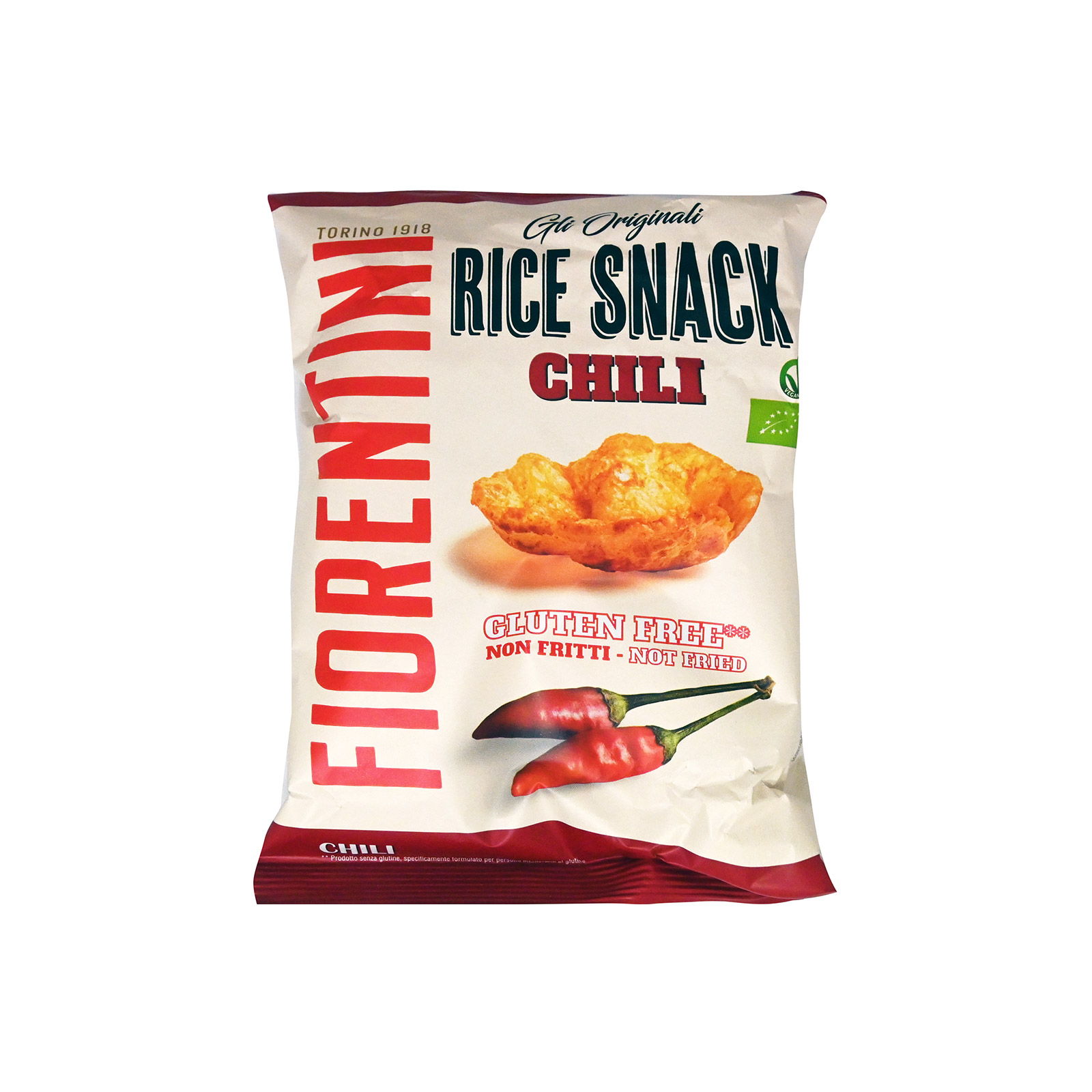 Fiorentini σνακ ρυζιού με τσίλι 40g εικόνα 1