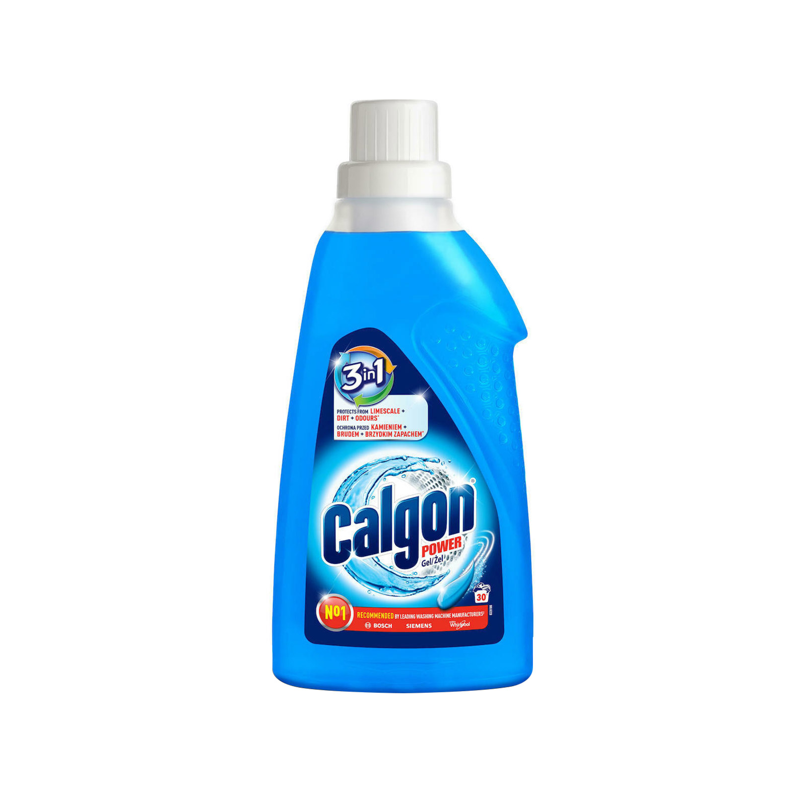 Calgon 3 Σε 1 υγρό προστατευτικό πλυντηρίου ρούχων σε gel άλατα - βρωμιά 1500ml εικόνα 1