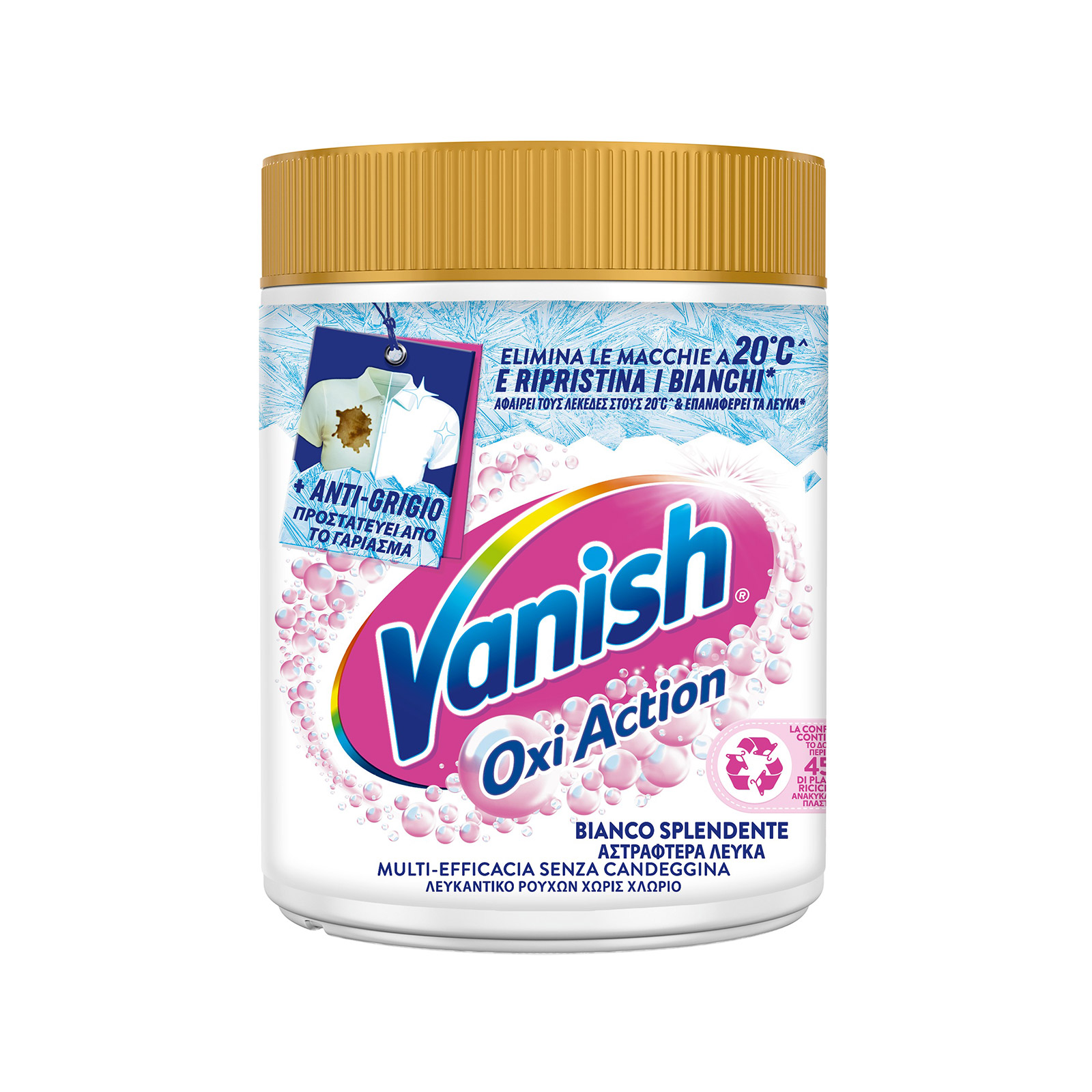 Vanish Oxi Action λευκαντικό σκόνη 1kg εικόνα 1