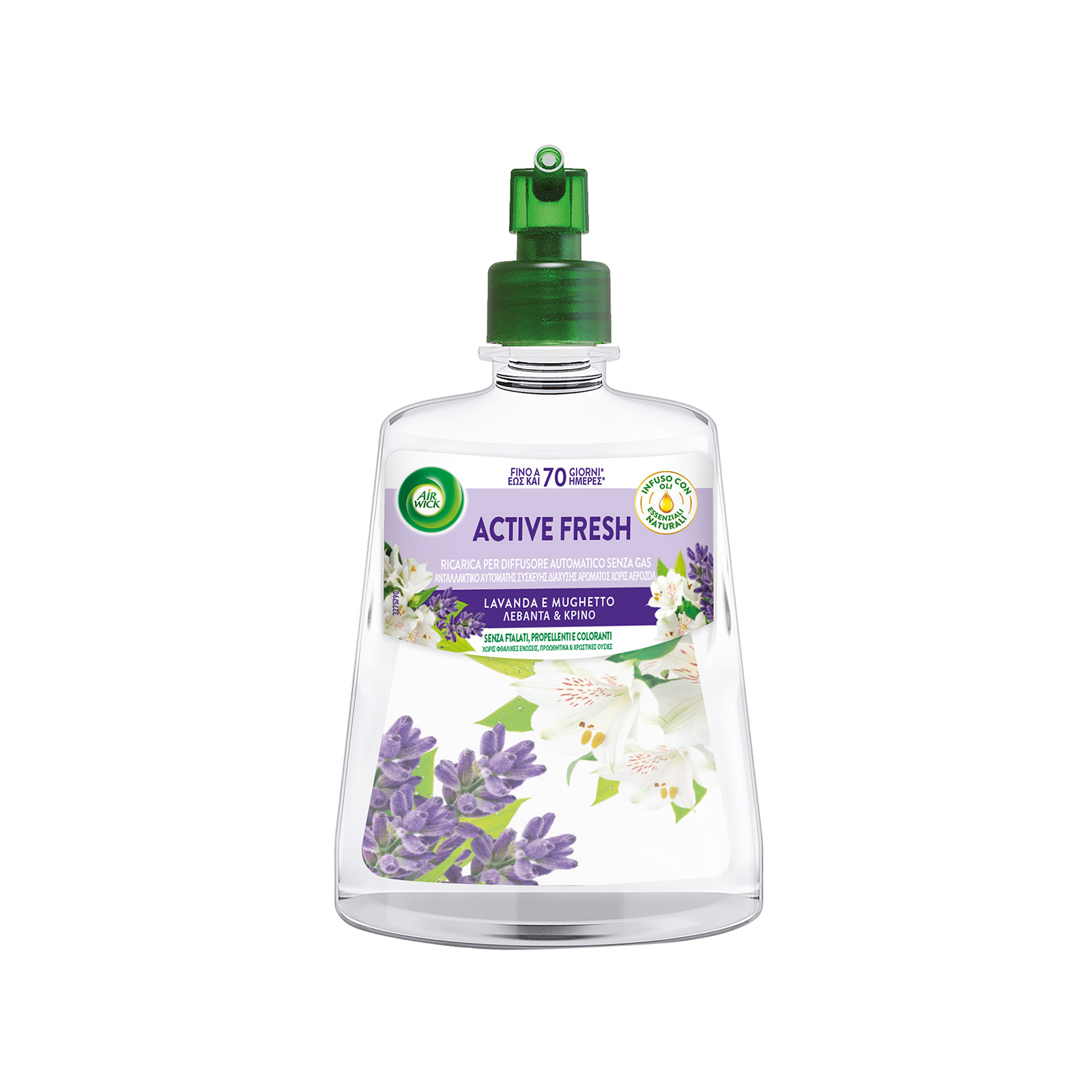 Airwick Active Fresh ανταλλακτικό συσκευή διάχυσης αρώματος λεβάντα & κρίνο 228ml εικόνα 1