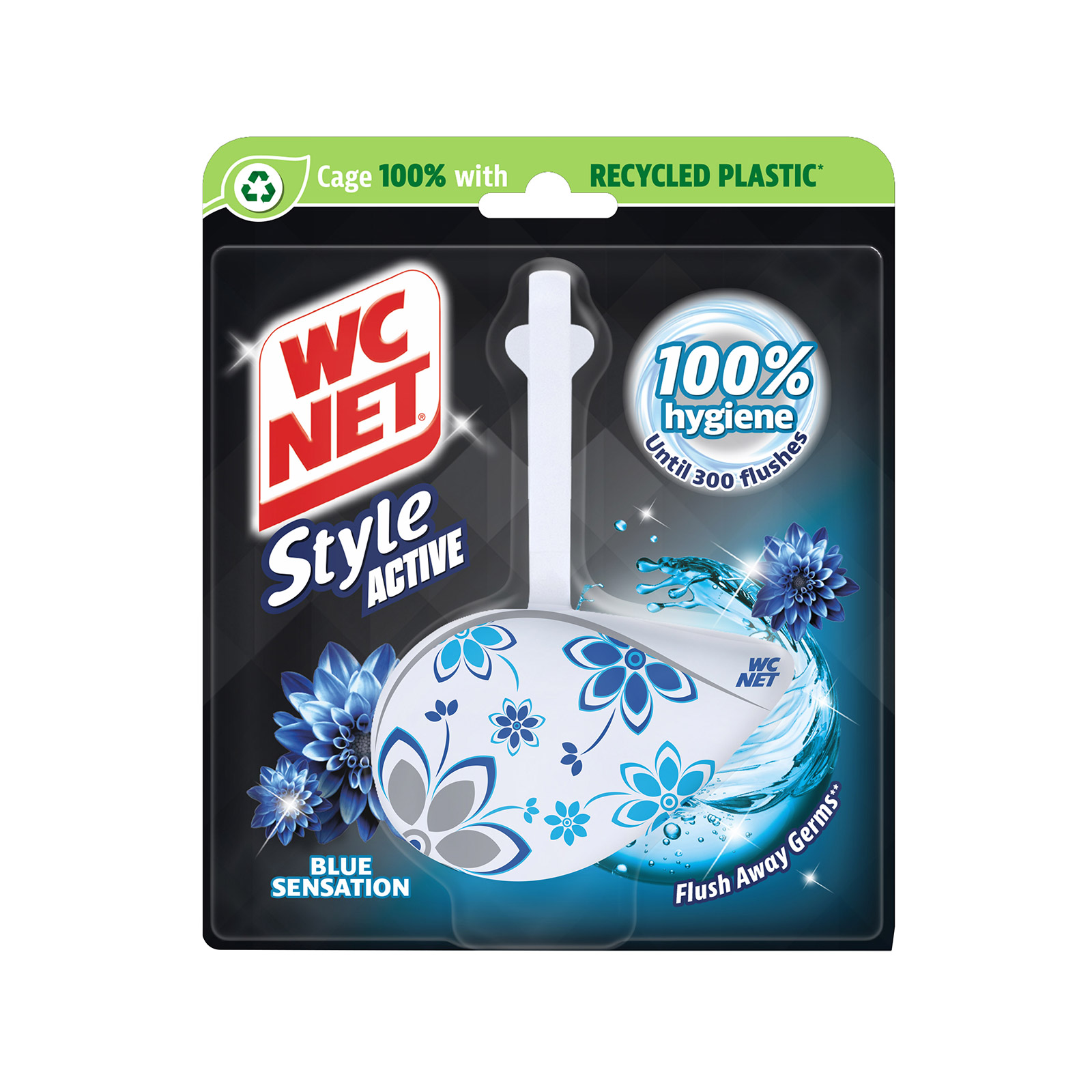 Wc Net Style crystal block wc blue fresh 36.5g εικόνα 1