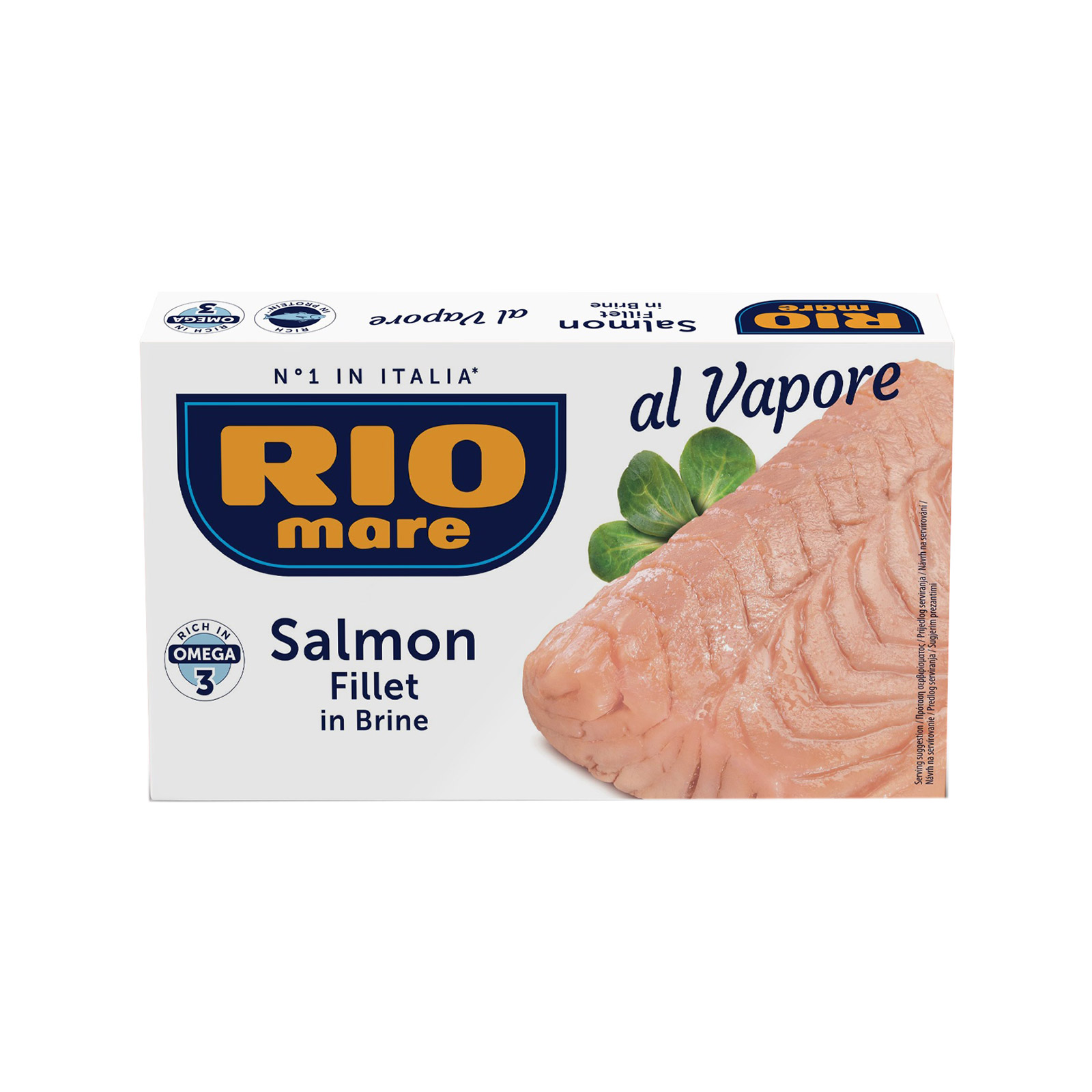 Rio Mare σολομός φιλέτο σε νερό 150g (στραγγισμένο βάρος 100g) εικόνα 1