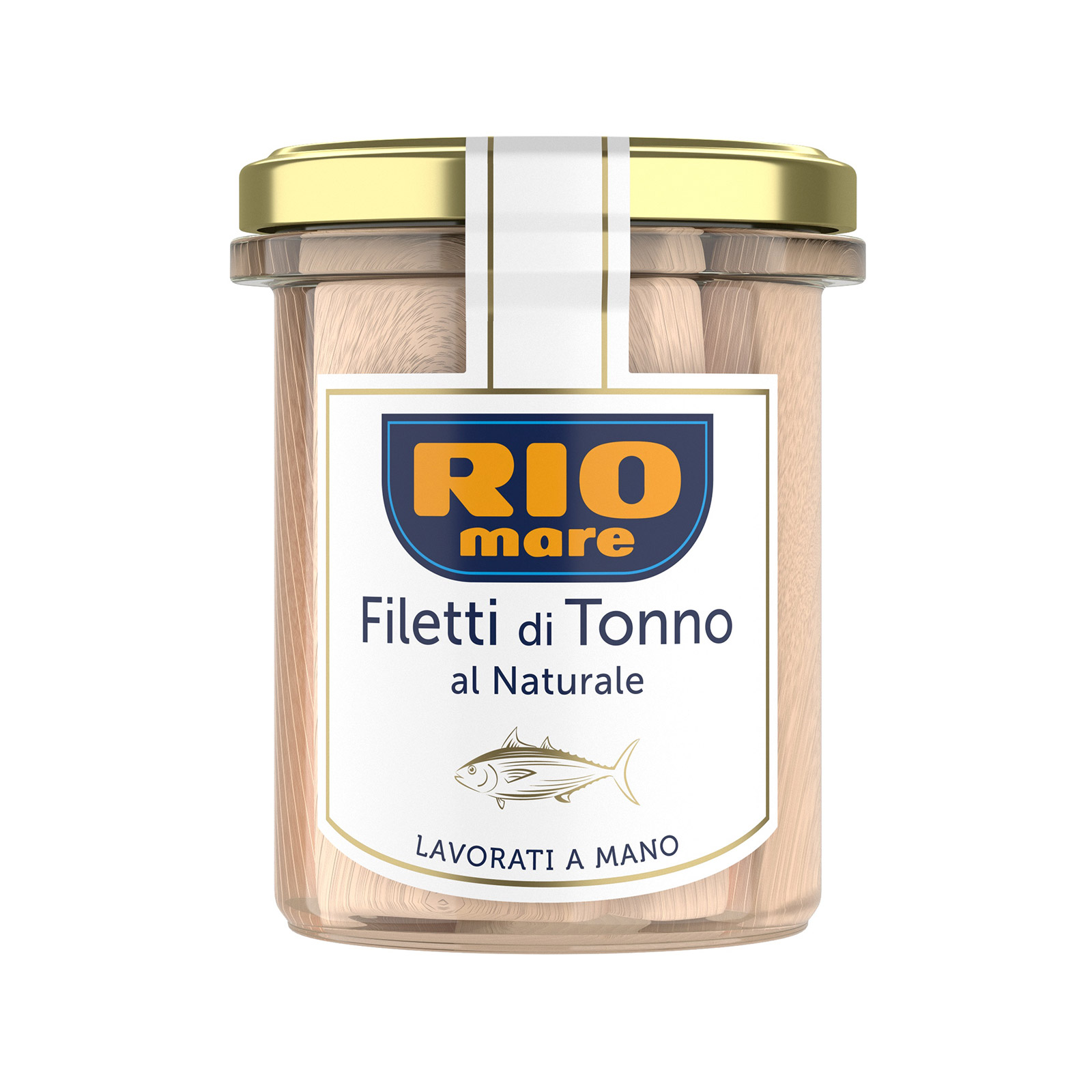 Rio Mare τόνος φιλέτο σε νερό 180g (στραγγισμένο βάρος 126g) εικόνα 1