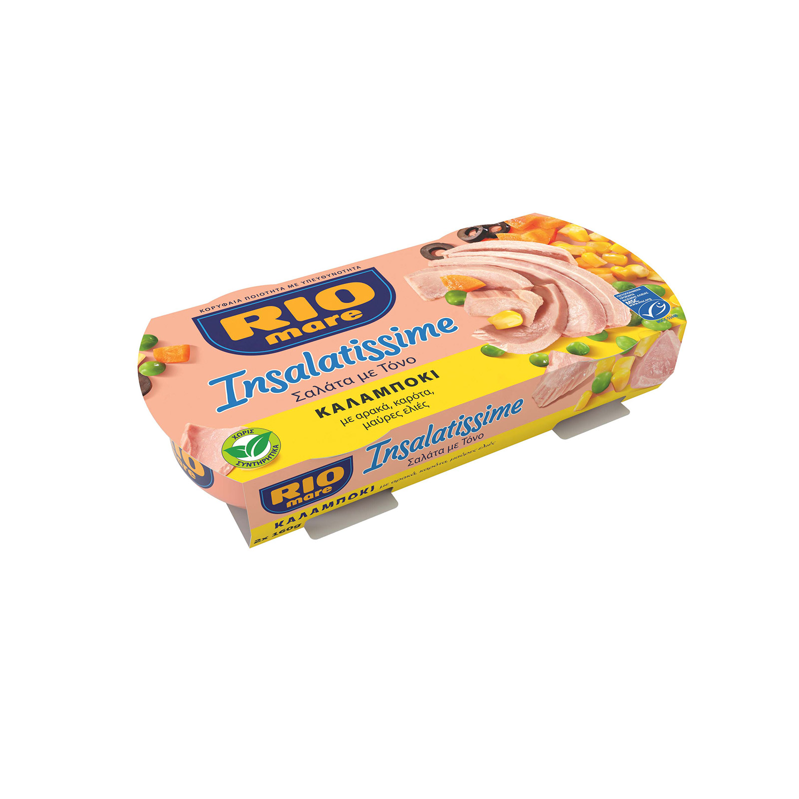 Rio Mare Insalatissime τονοσαλάτα καλαμπόκι 2x160g εικόνα 1