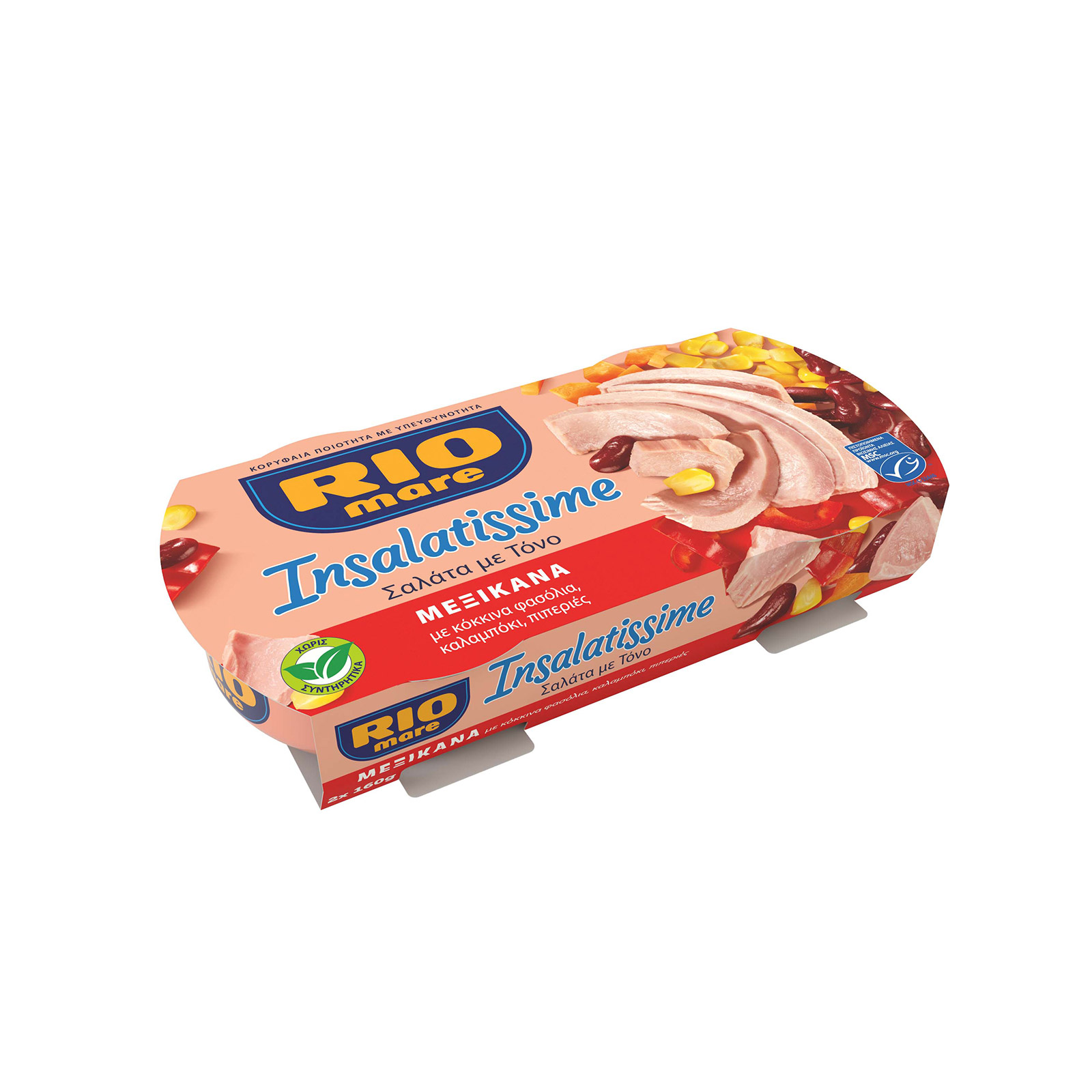 Rio Mare Insalatissime τονοσαλάτα μεξικανα 2x160g εικόνα 1
