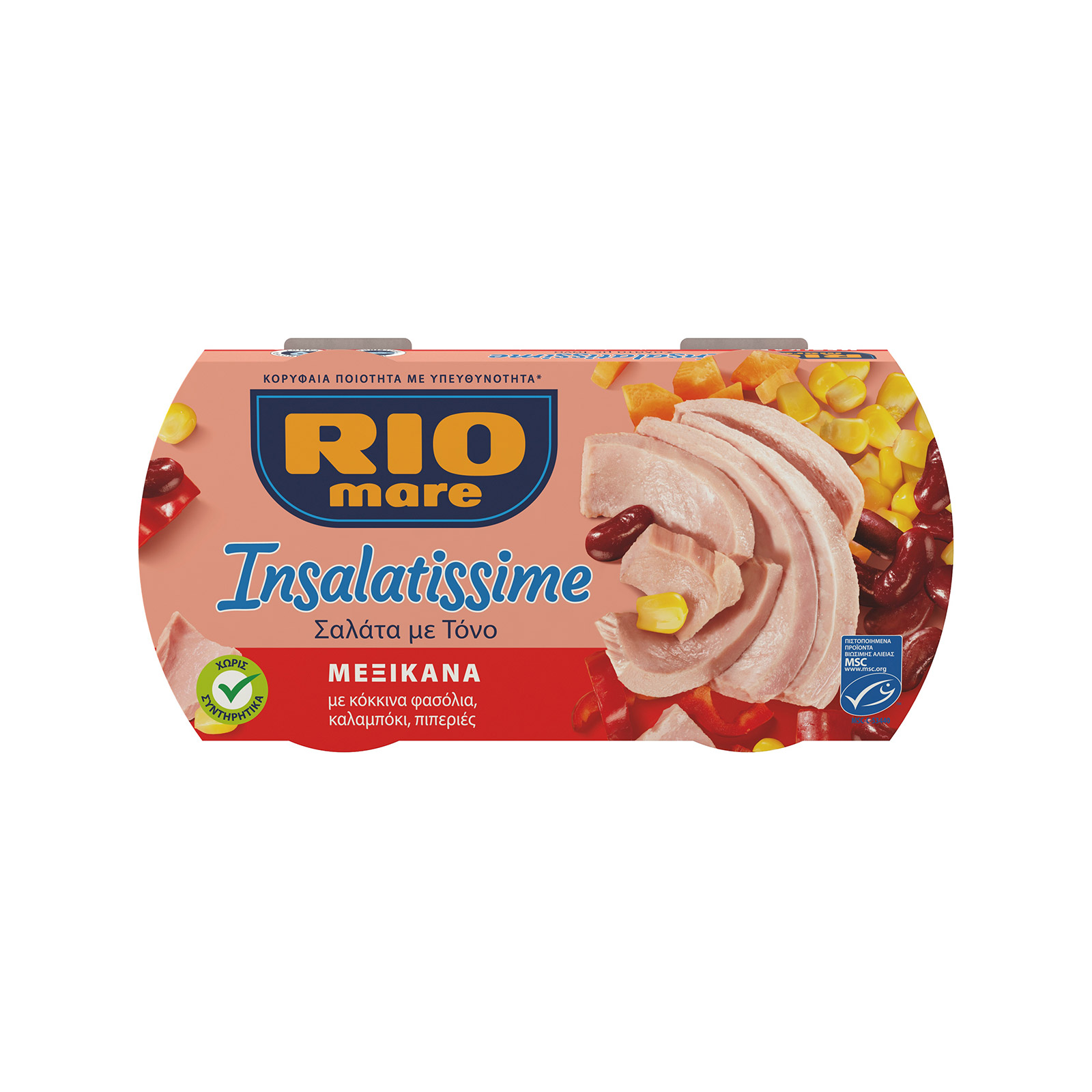 Rio Mare Insalatissime τονοσαλάτα μεξικάνα 2x160g εικόνα 1