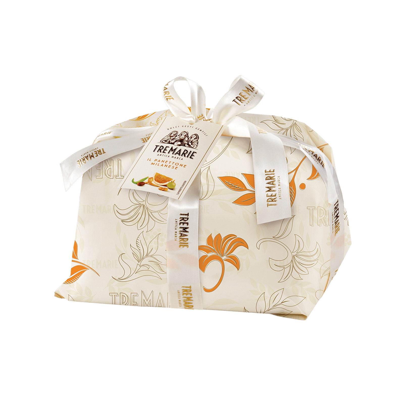 Tre Marie Milanese panetone with wrapping 750g image 1