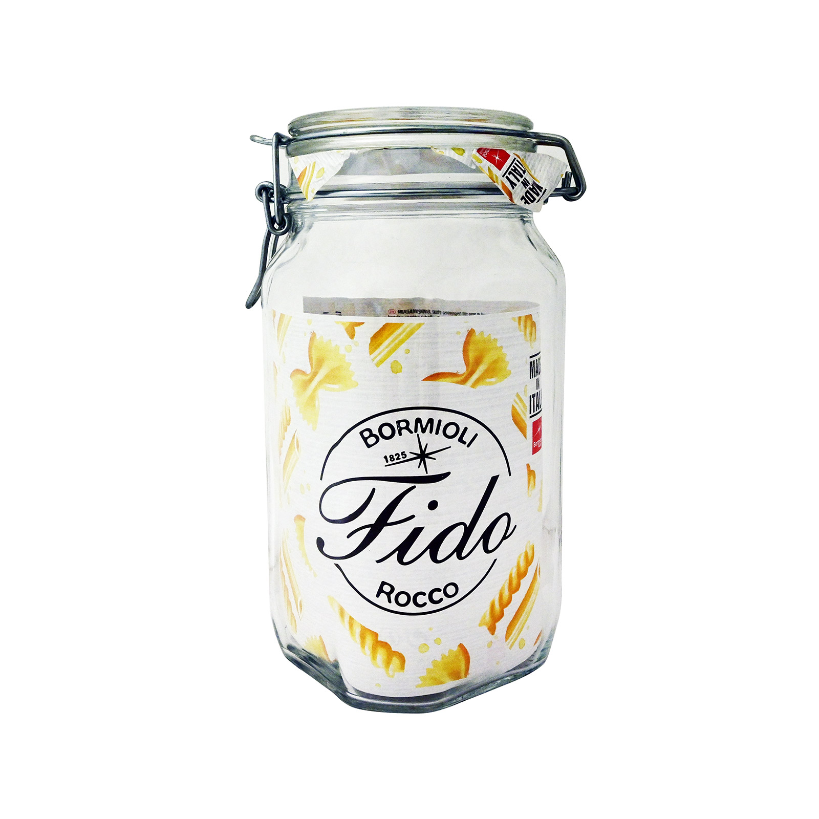 Fido 532044 βάζο γυάλινο διαφανές 1,5lt εικόνα 1