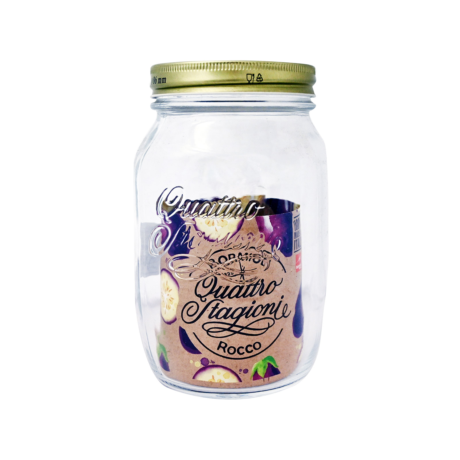 Bormioli Quattro stagioni βάζο γυάλινο 1 lt εικόνα 1