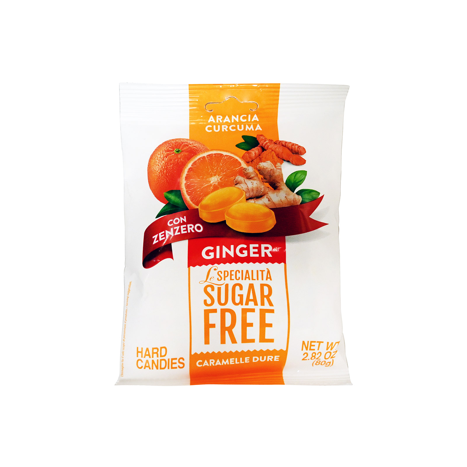 Serra καραμέλες τζίντζερ & κουρκουμα 80g εικόνα 1
