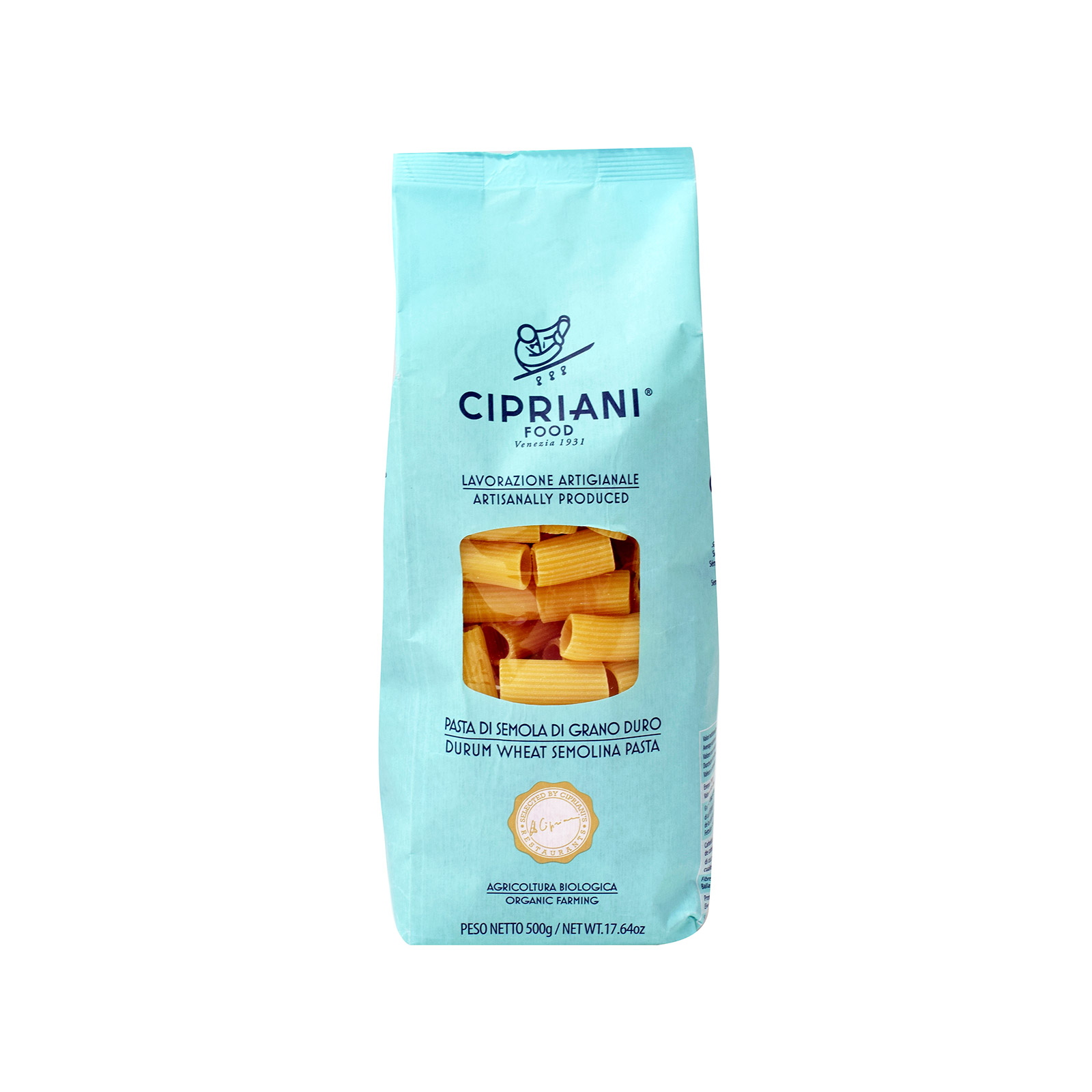 Cipriani πάστα ζυμαρικών rigatoni 500g εικόνα 1