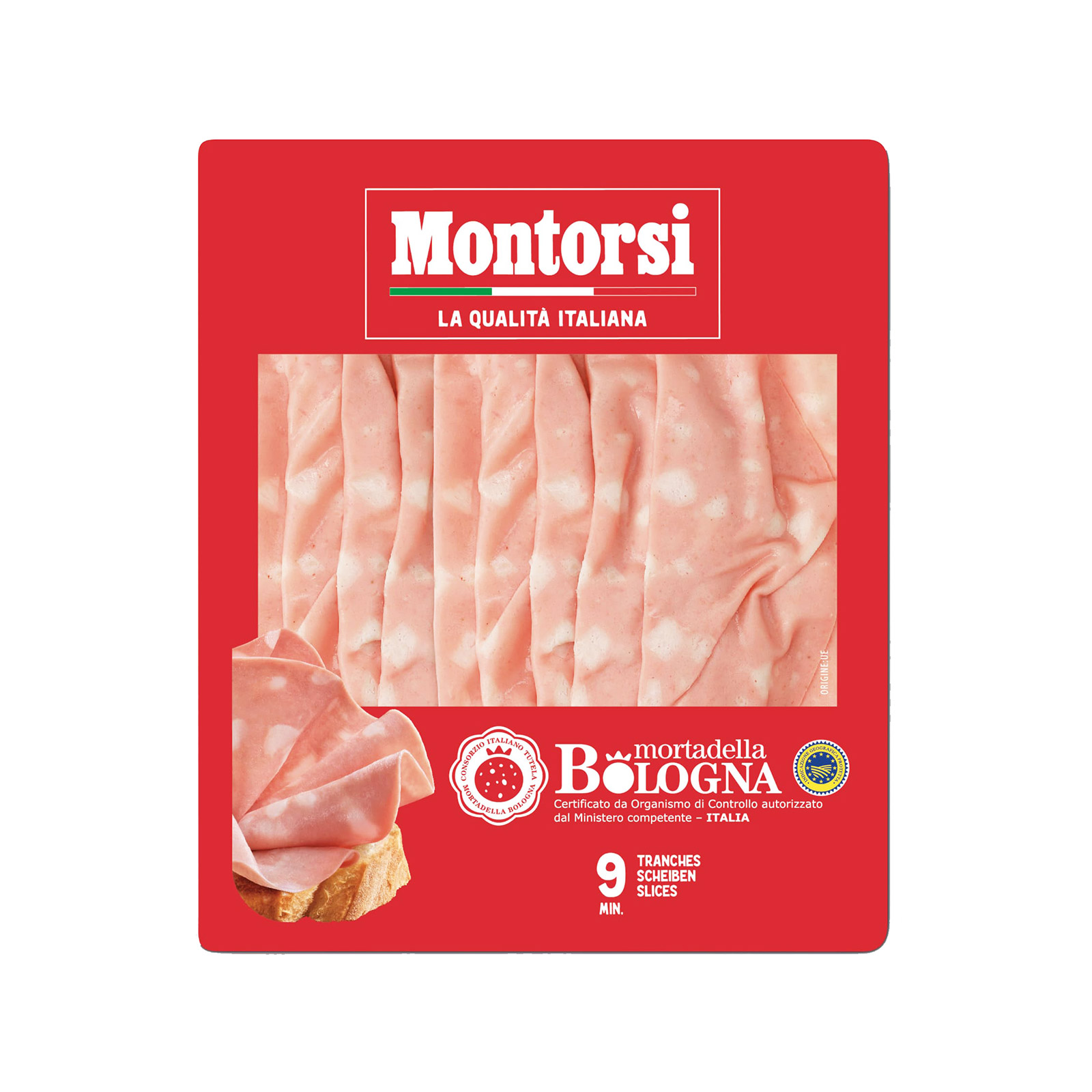 Montorsi Bologna μορταδέλα σε φέτες 120g εικόνα 1