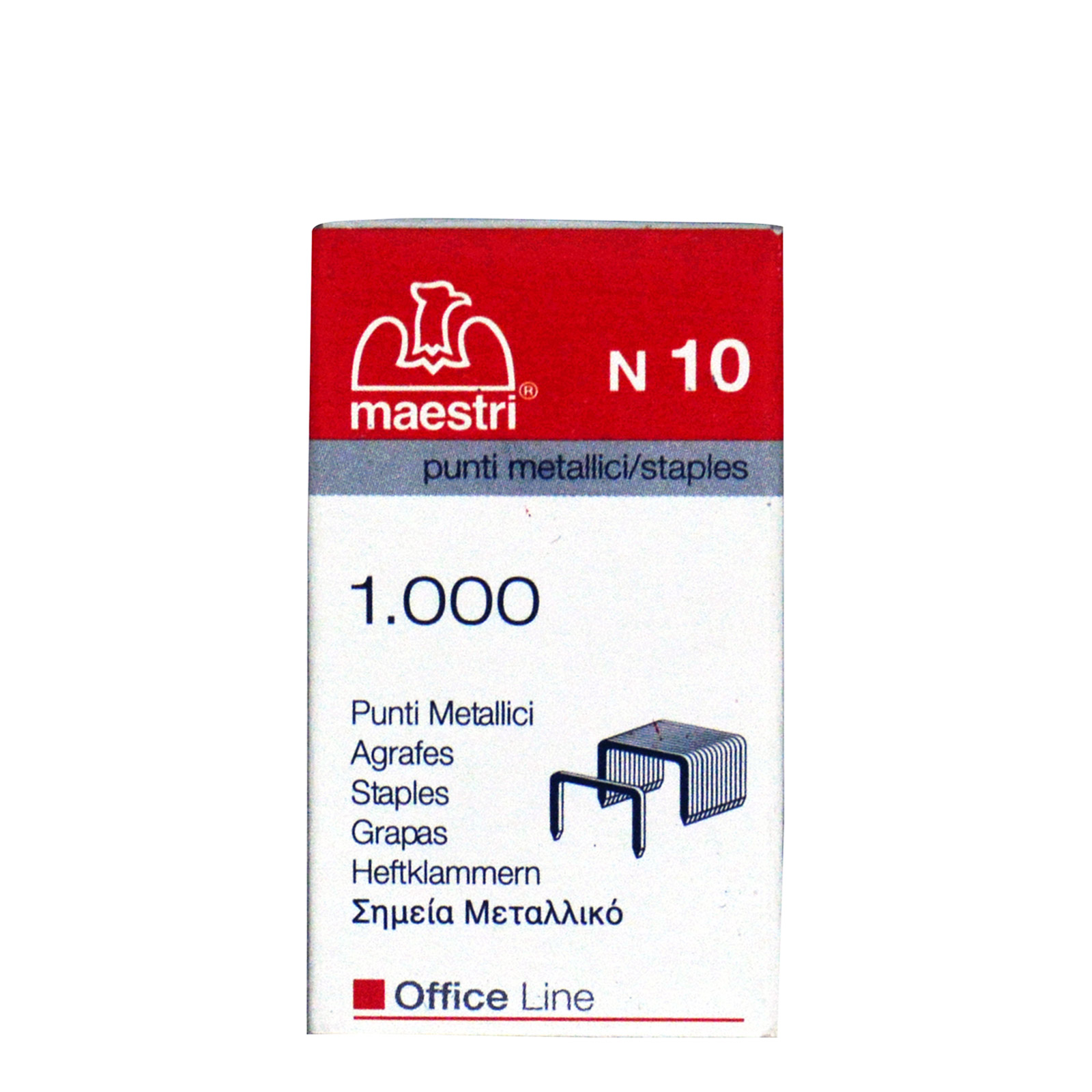 Maestri Office line ανταλλακτικό συρραπτικού νο 10 εικόνα 1