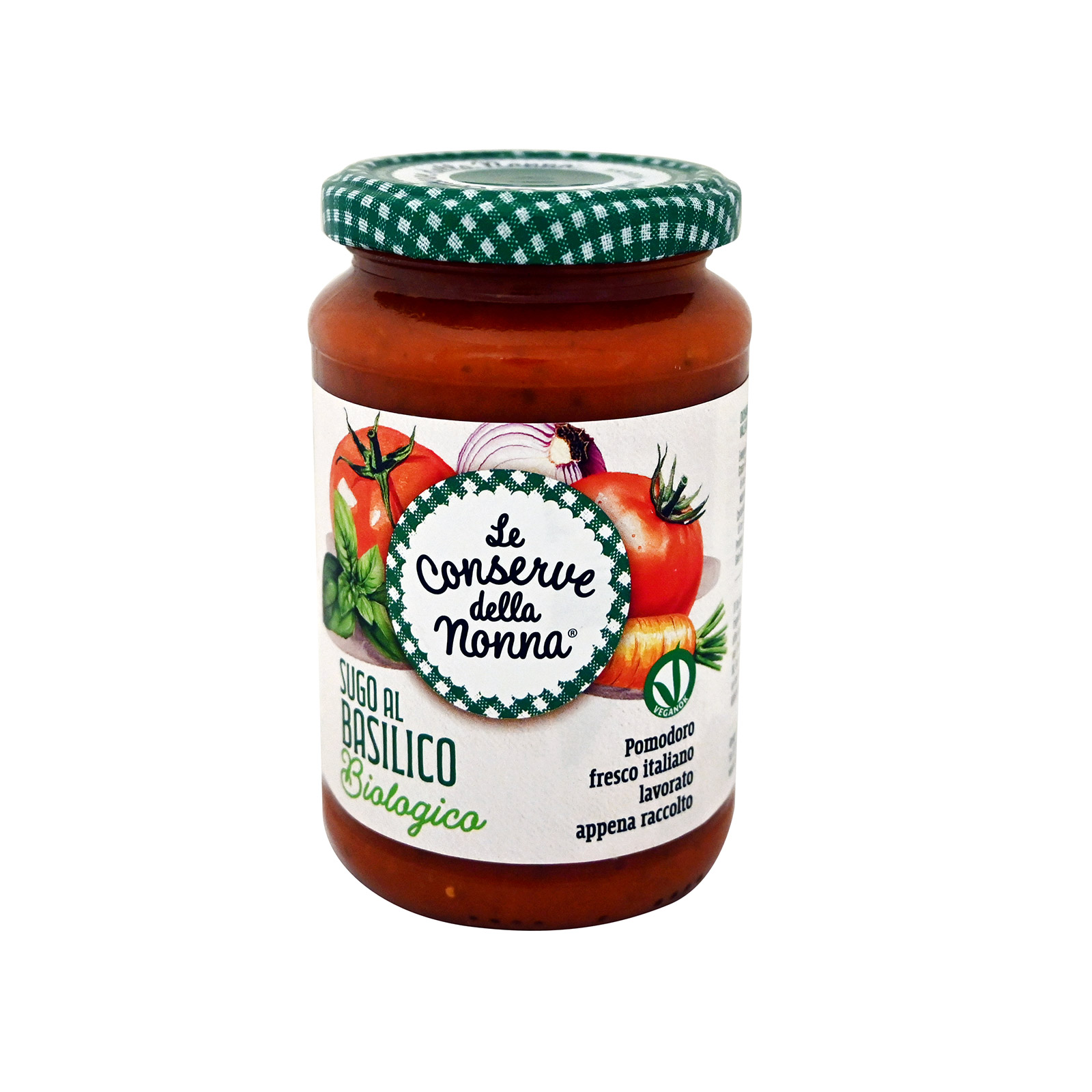 Le Conserve della Nonna tomato sauce basil & almond 350g image 1