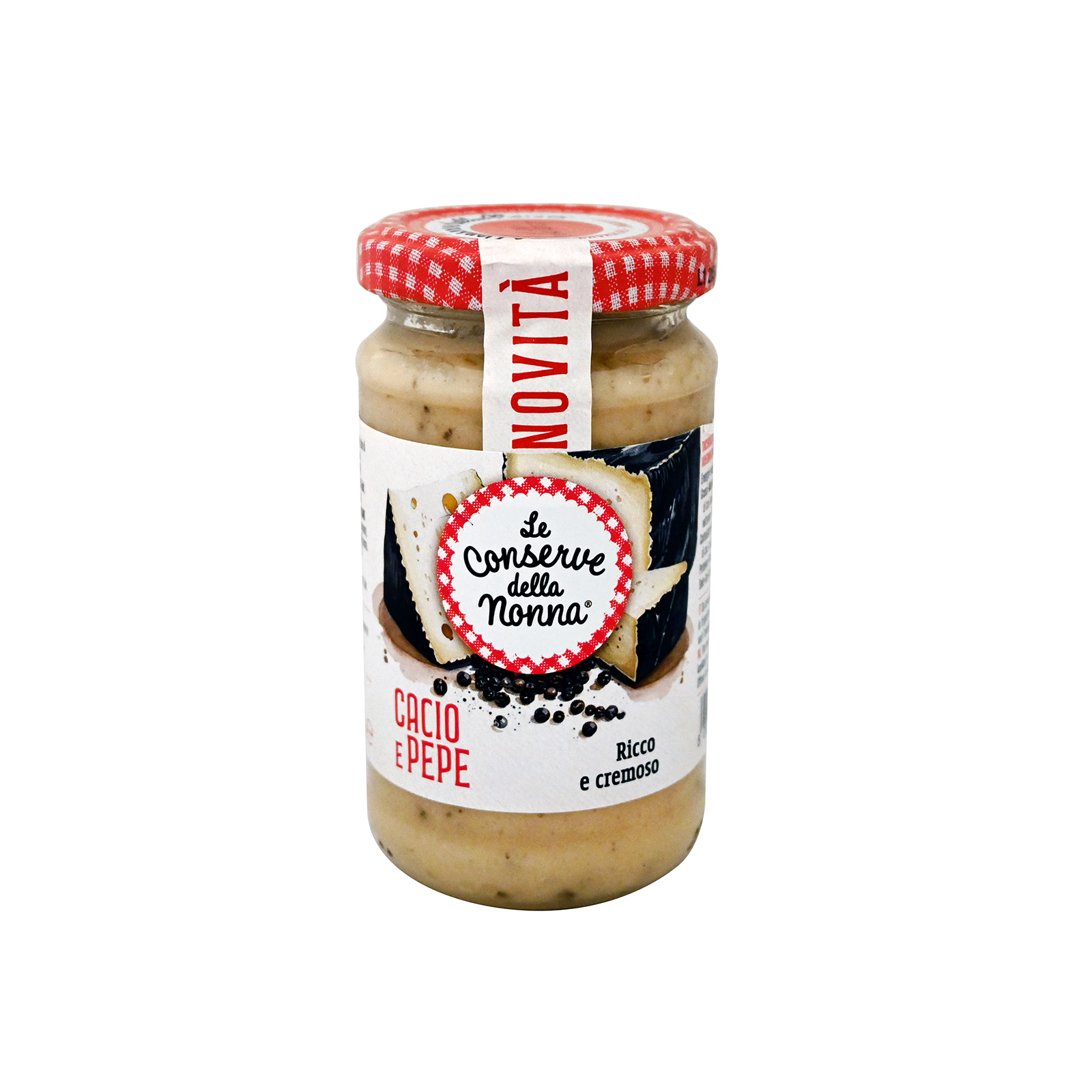 Le Conserve della Nonna sauce cacio e pepe 190g image 1