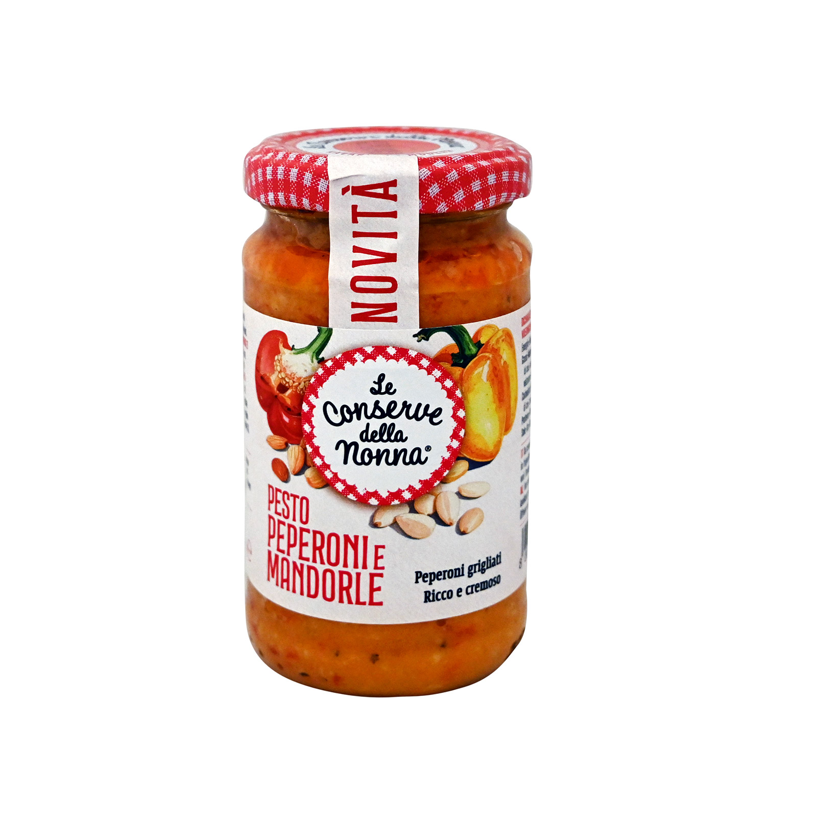 Le Conserve della Nonna pesto sauce pepper & almond 190g image 1