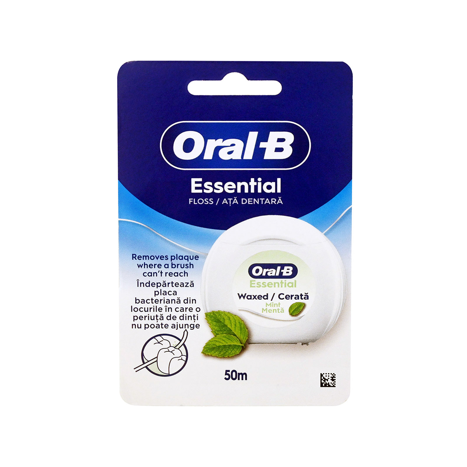 Oral-B οδοντικό νήμα κηρωμένο μέντα 50μ εικόνα 1