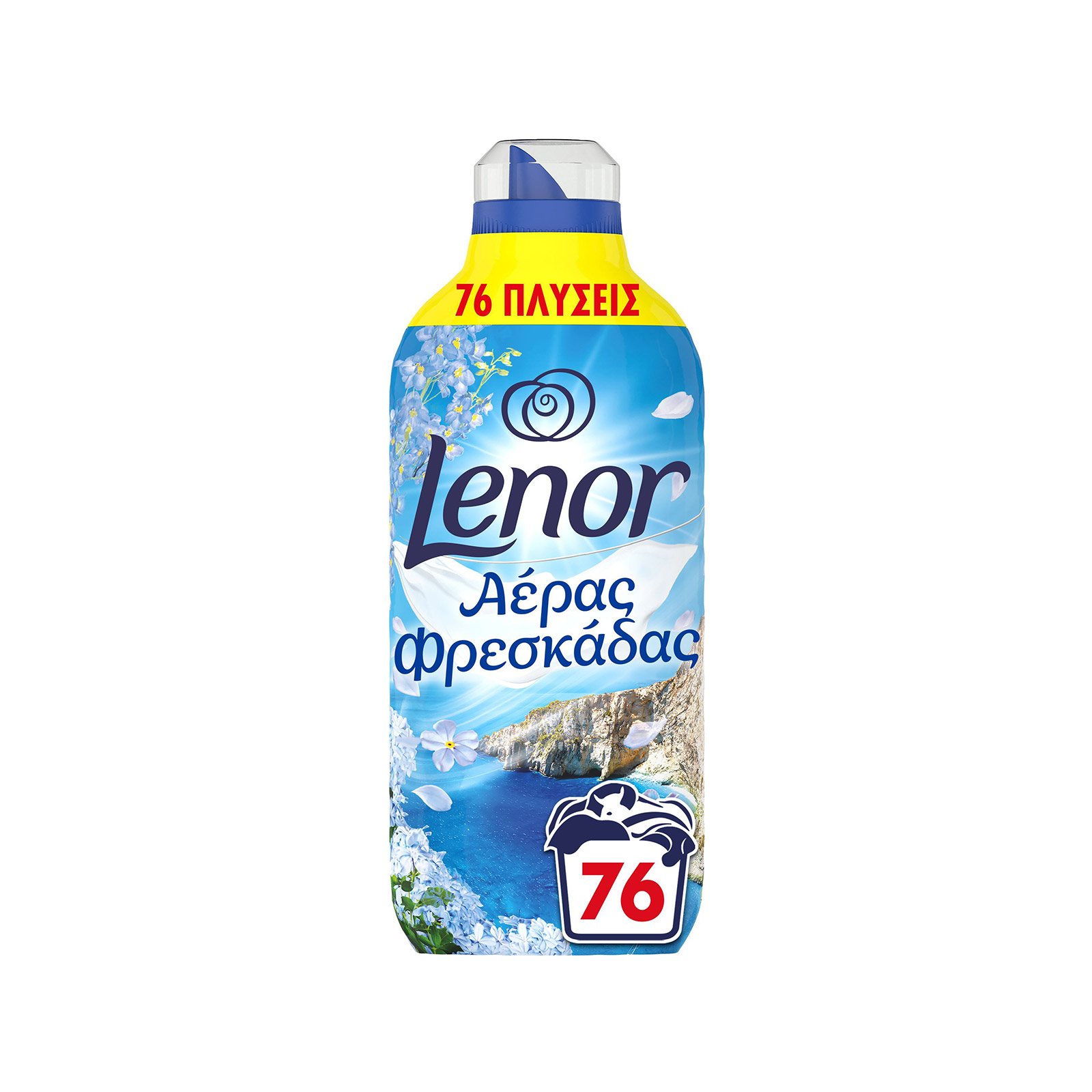 Lenor Αέρας φρεσκάδας μαλακτικό ρούχων θαλασσινό αεράκι 76μεζ εικόνα 1