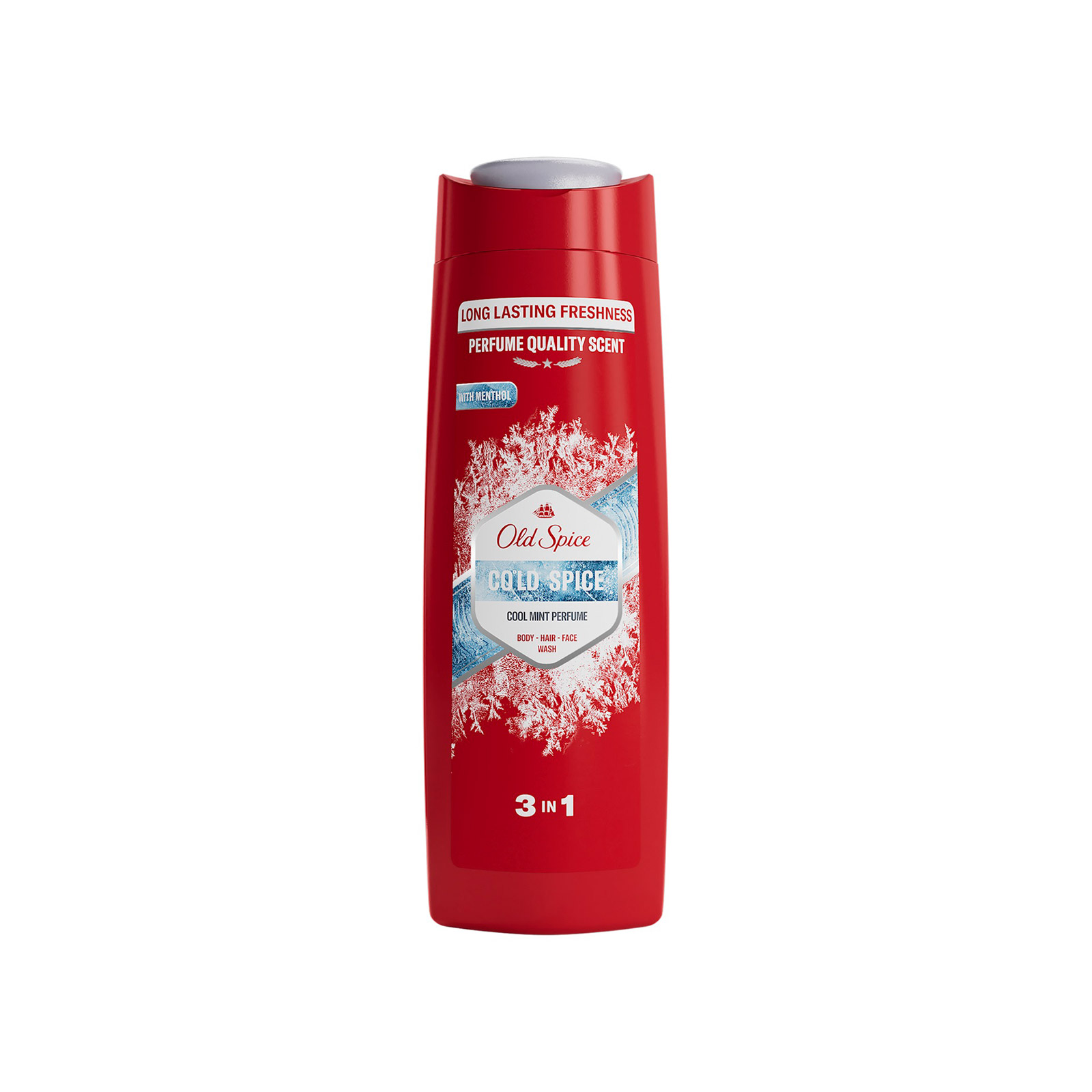Old Spice Cold Spice αφρόλουτρο για σώμα, μαλλιά & πρόσωπο fresh mint 400ml εικόνα 1