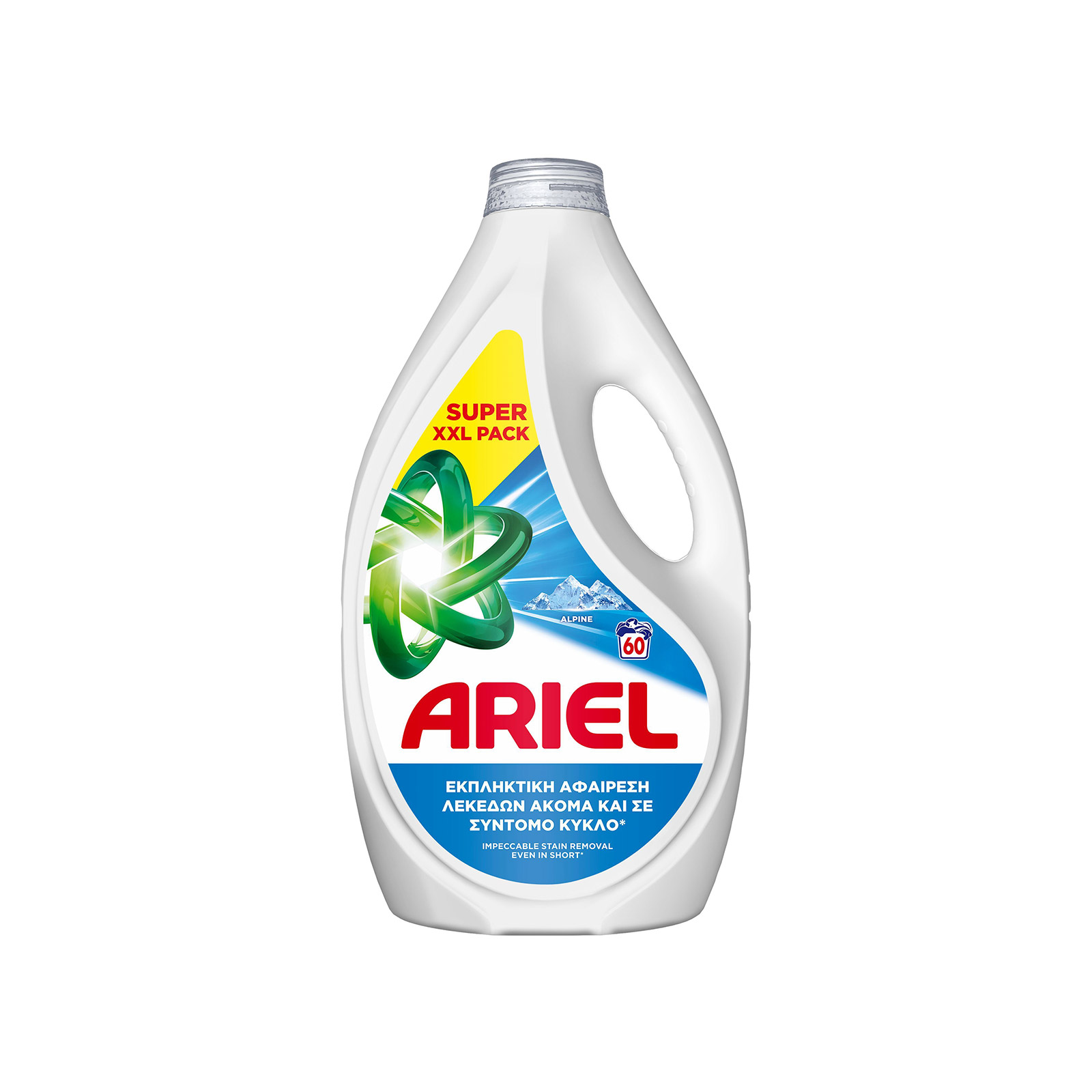 Ariel υγρό απορρυπαντικό ρούχων alpine 60μεζ εικόνα 1