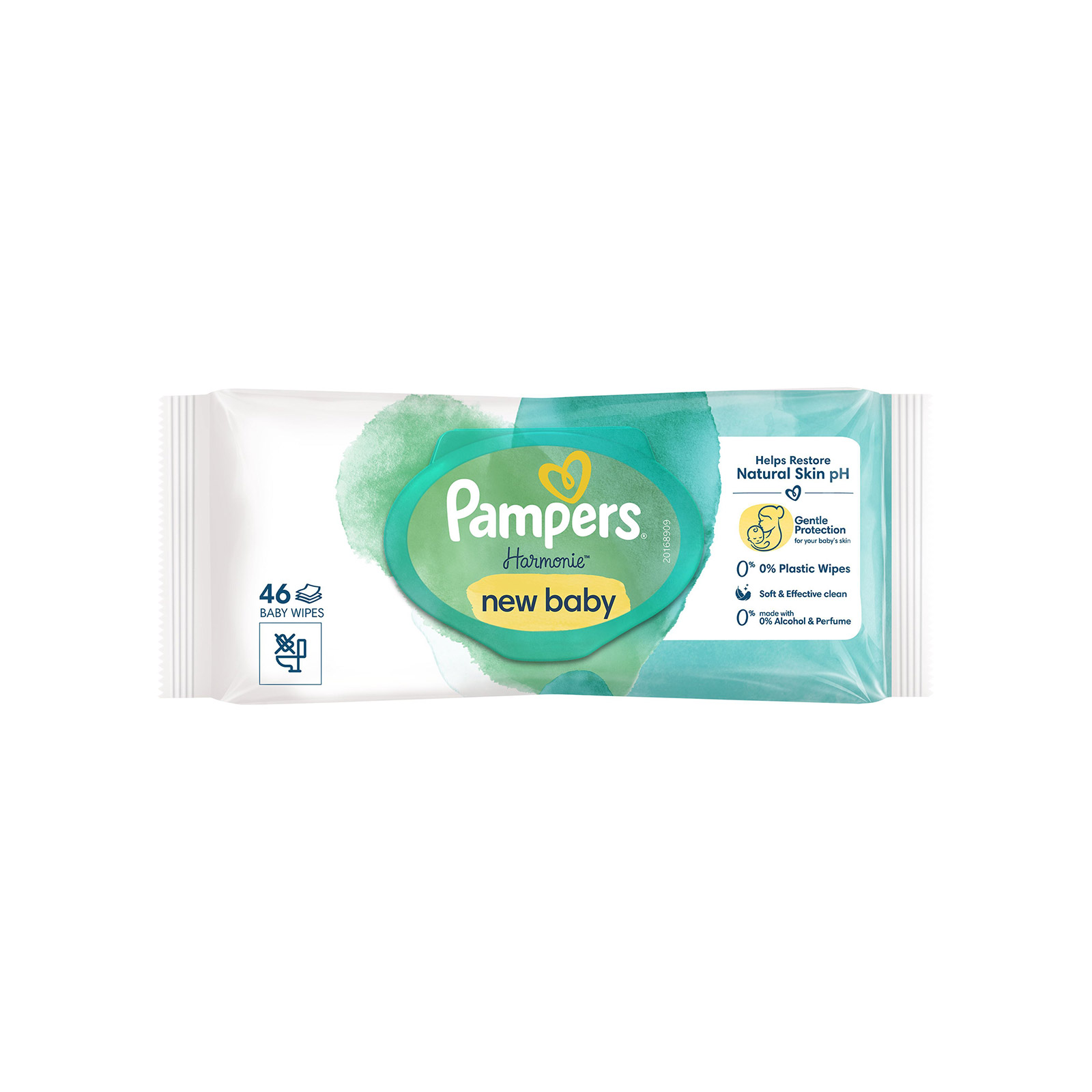 Pampers Harmonie baby wipes 46pcs image 1