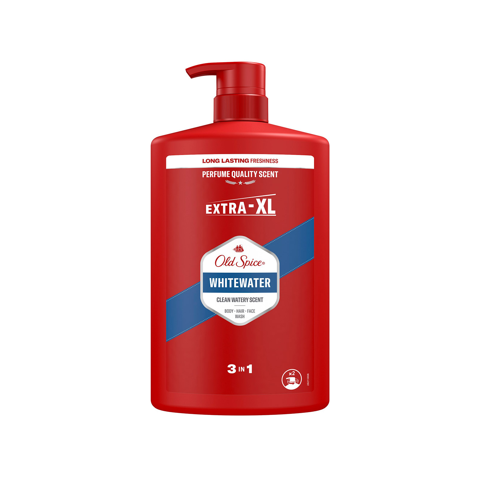 Old Spice αφρόλουτρο για σώμα, πρόσωπο & μαλλιά whitewater 1000ml εικόνα 1