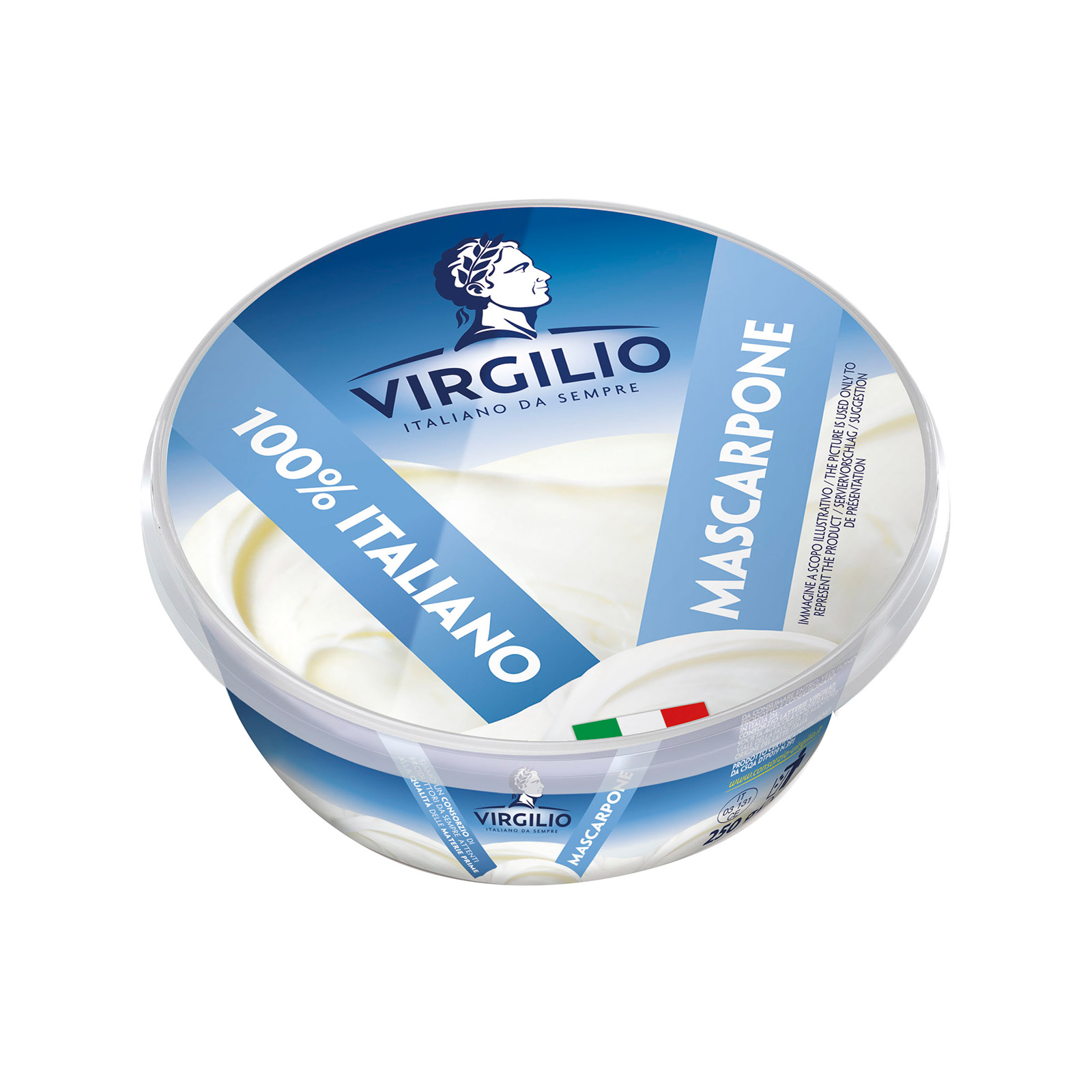 Virgilio τυρί κρέμα μασκαρπόνε 250g εικόνα 1