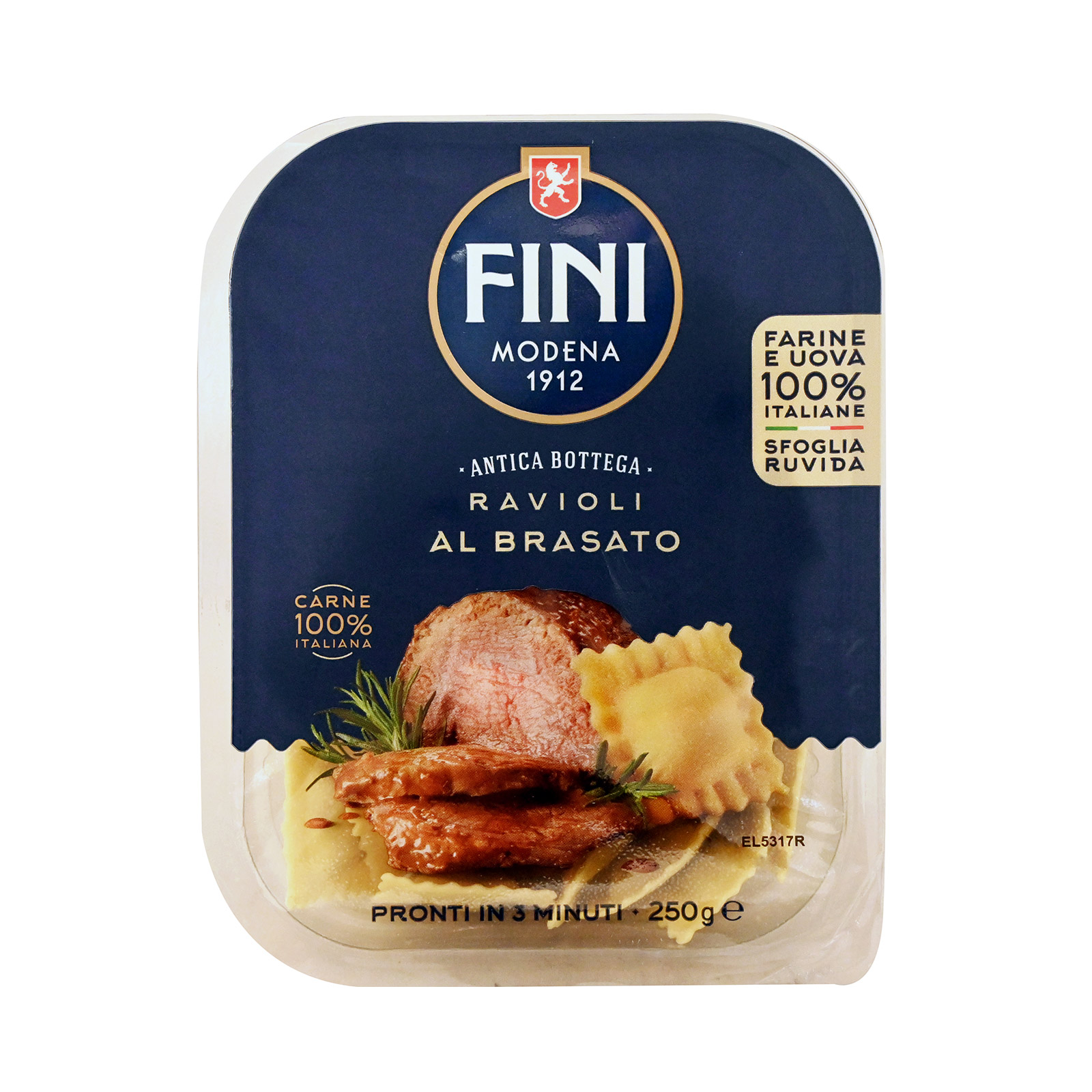 Fini Modena ζυμαρικά φρέσκα ραβιόλια με κρέας μπραιζέ 250g εικόνα 1