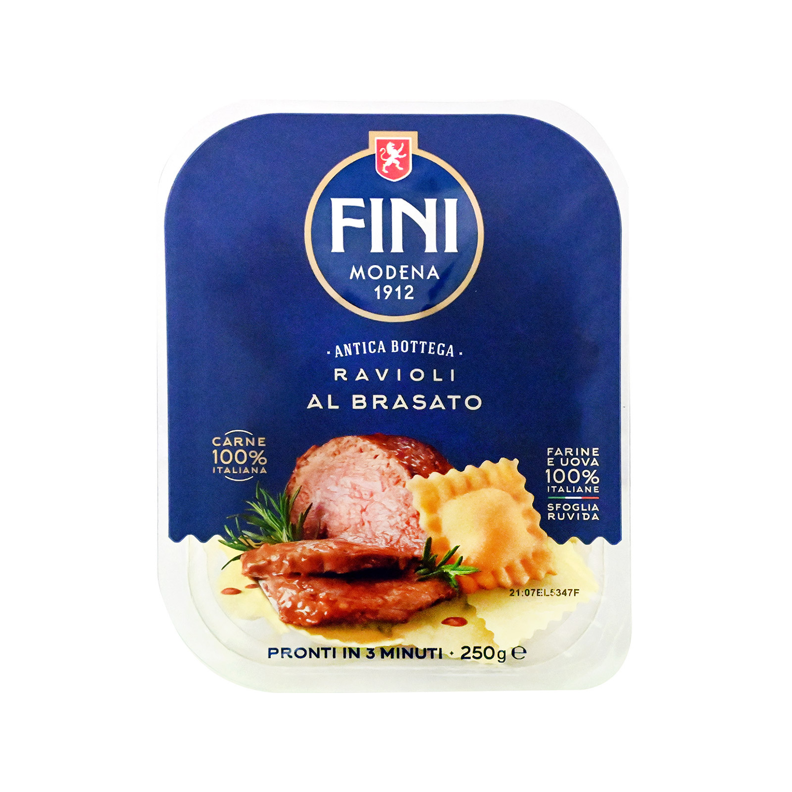 Fini Modena ζυμαρικά φρέσκα ραβιόλια με κρέας μπραιζέ 250g εικόνα 1