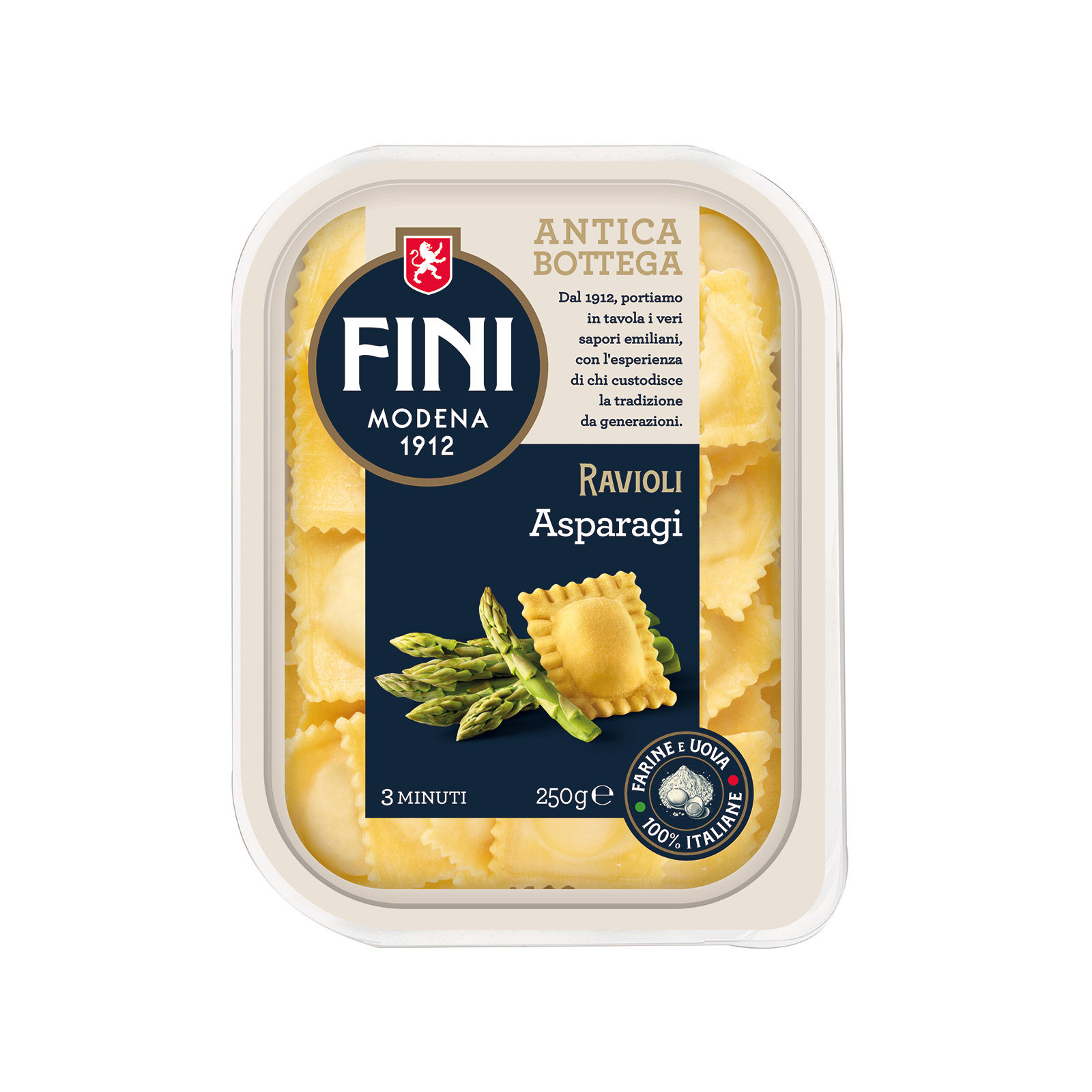 Fini Modena ζυμαρικά φρέσκα ravioli asparagi 250g εικόνα 1