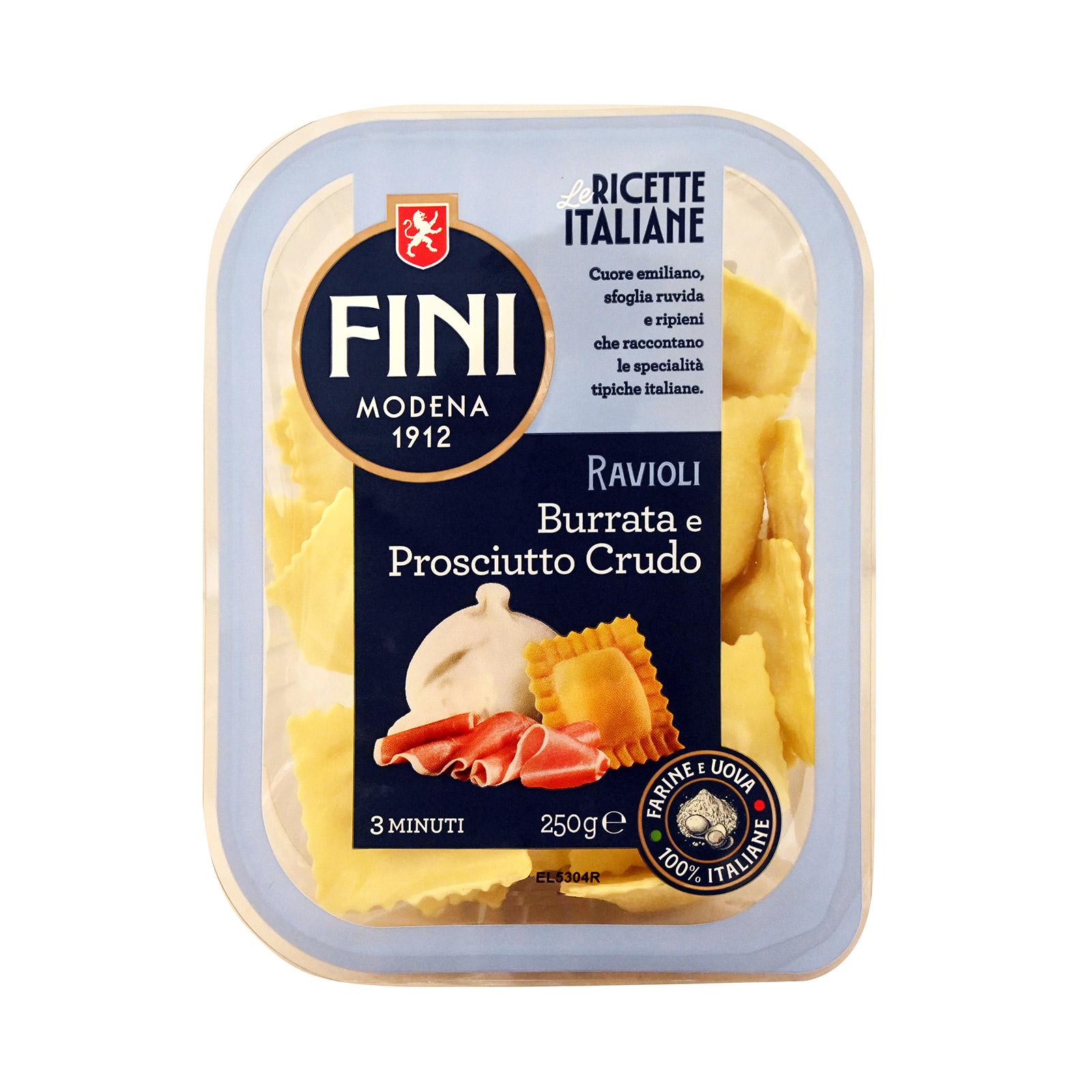 Fini Modena ζυμαρικά φρέσκα ravioli burrata & prosciutto crudo 250g εικόνα 1