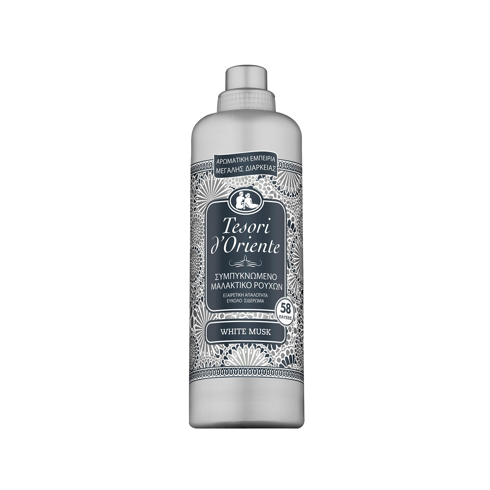 Tesori μαλακτικό ρούχων συμπυκνωμένο white musk 1,16Lt 58μεζ εικόνα 1
