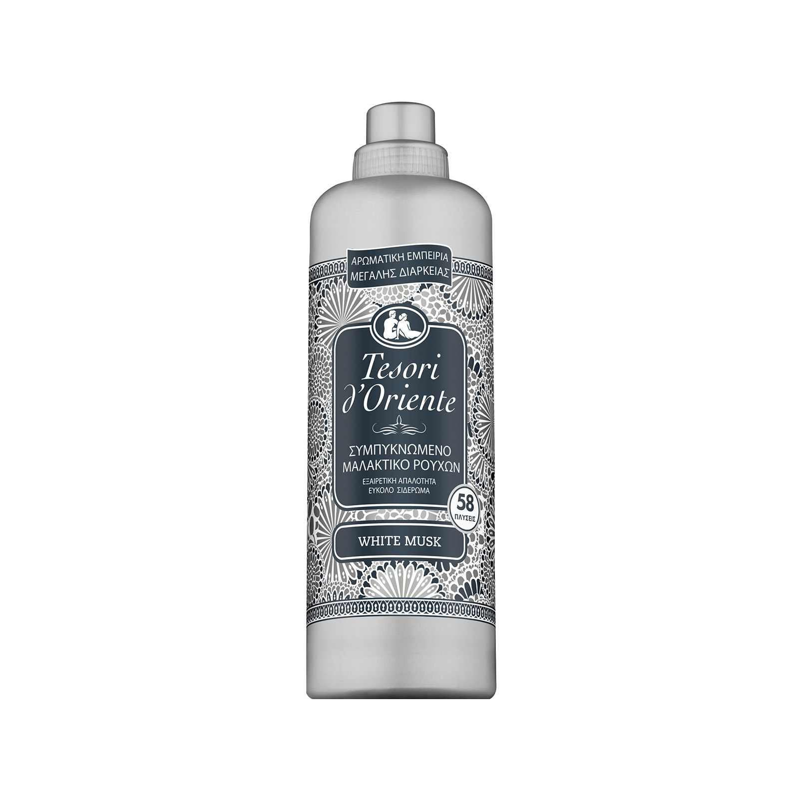 Tesori μαλακτικό ρούχων συμπυκνωμένο white musk 1,16Lt 58μεζ εικόνα 1