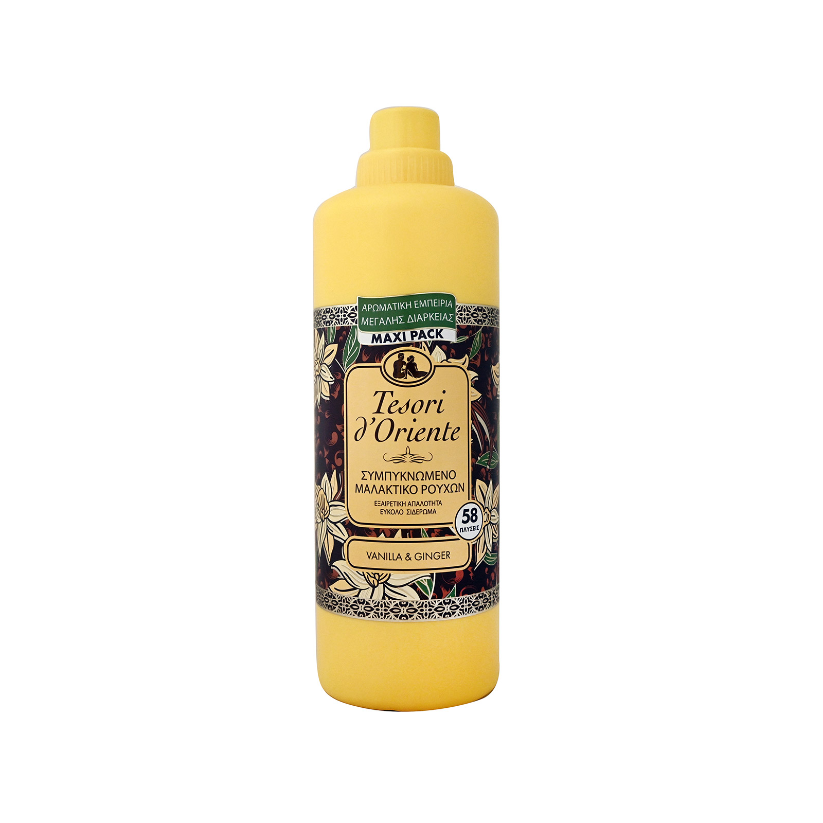 Tesori d' Oriente μαλακτικό ρούχων συμπυκνωμένο vanilla & ginger 58μεζ εικόνα 1