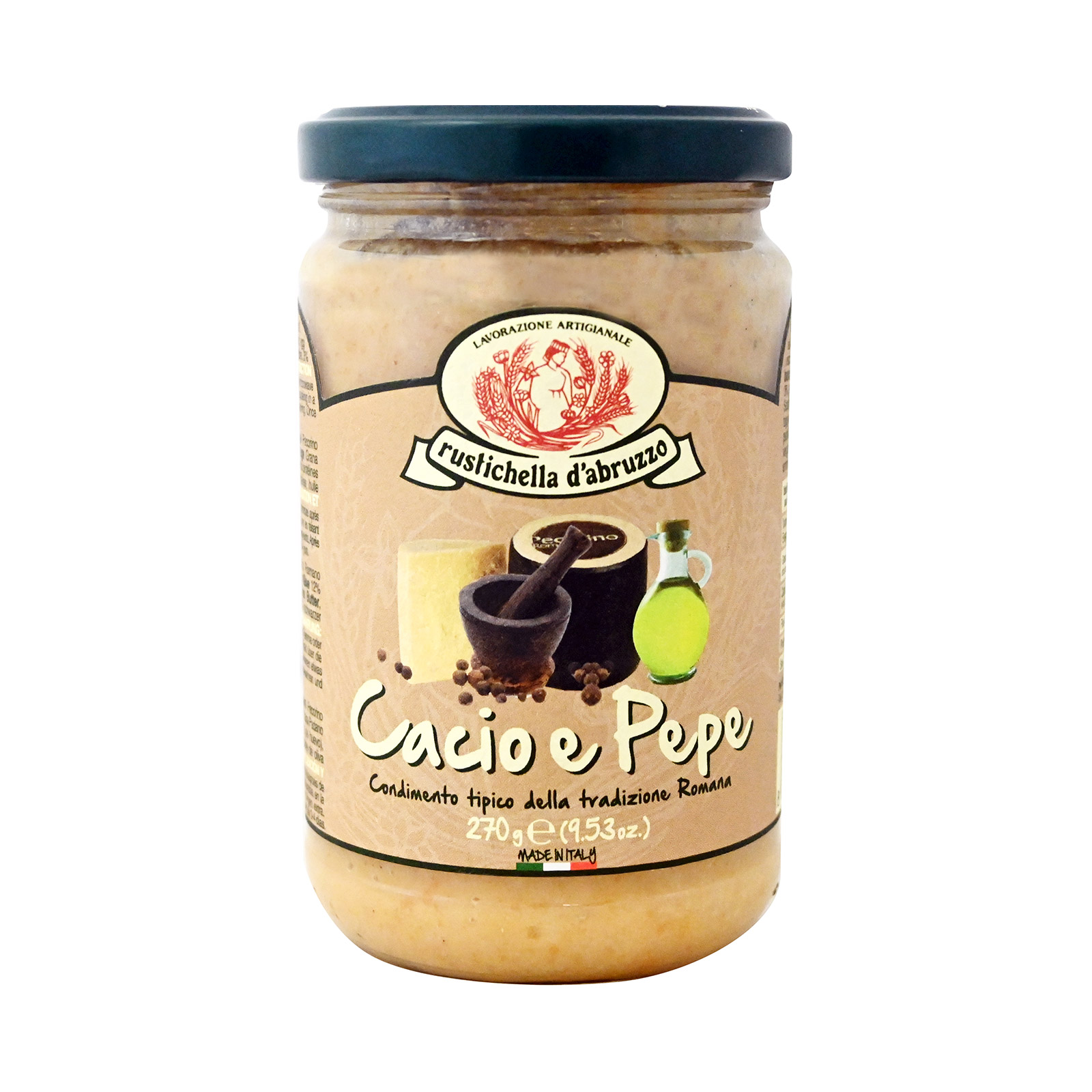 Rustichella d' Abruzzo σάλτσα cacio e pepe 270g εικόνα 1