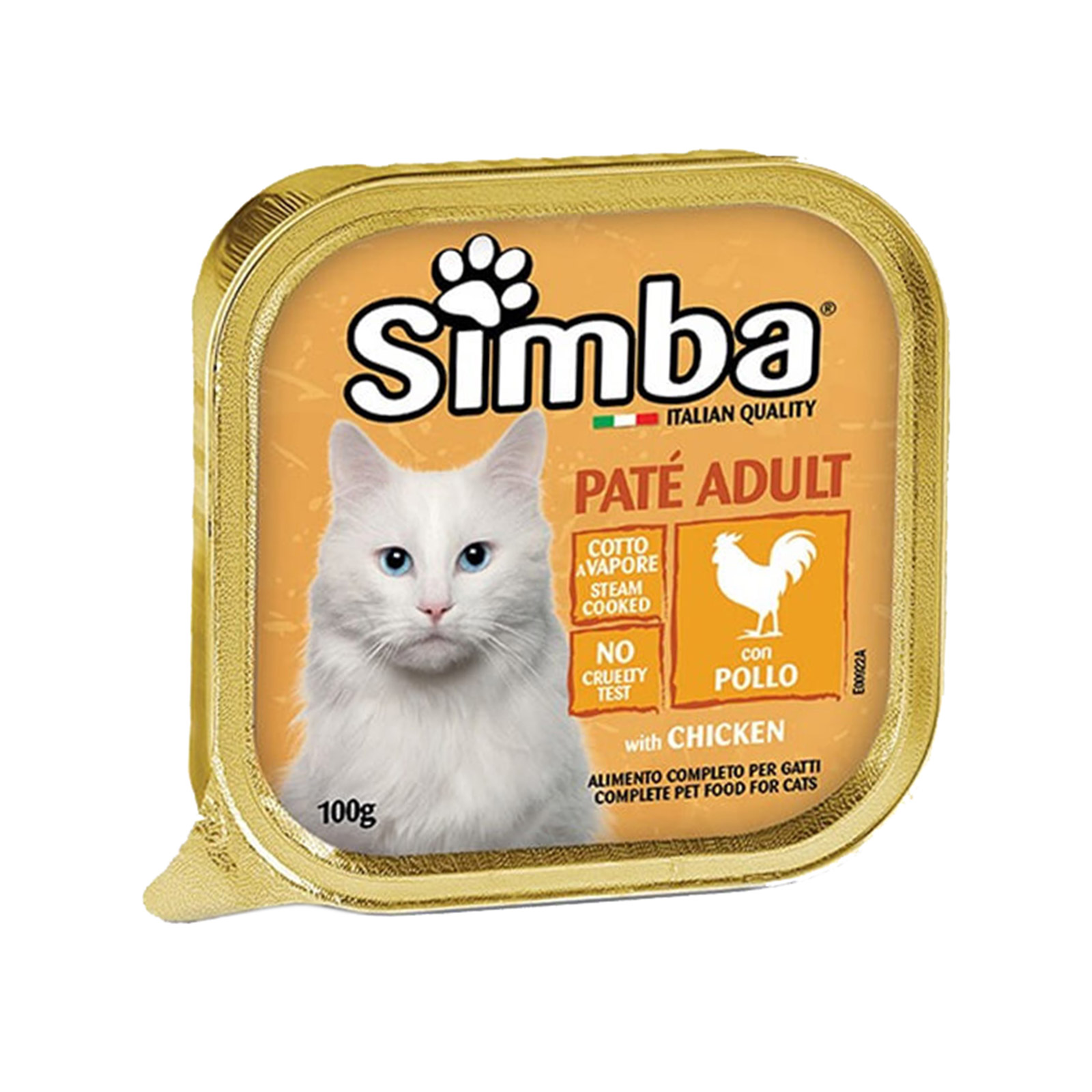 Simba τροφή γάτας πατέ με κοτόπουλο 100g εικόνα 1