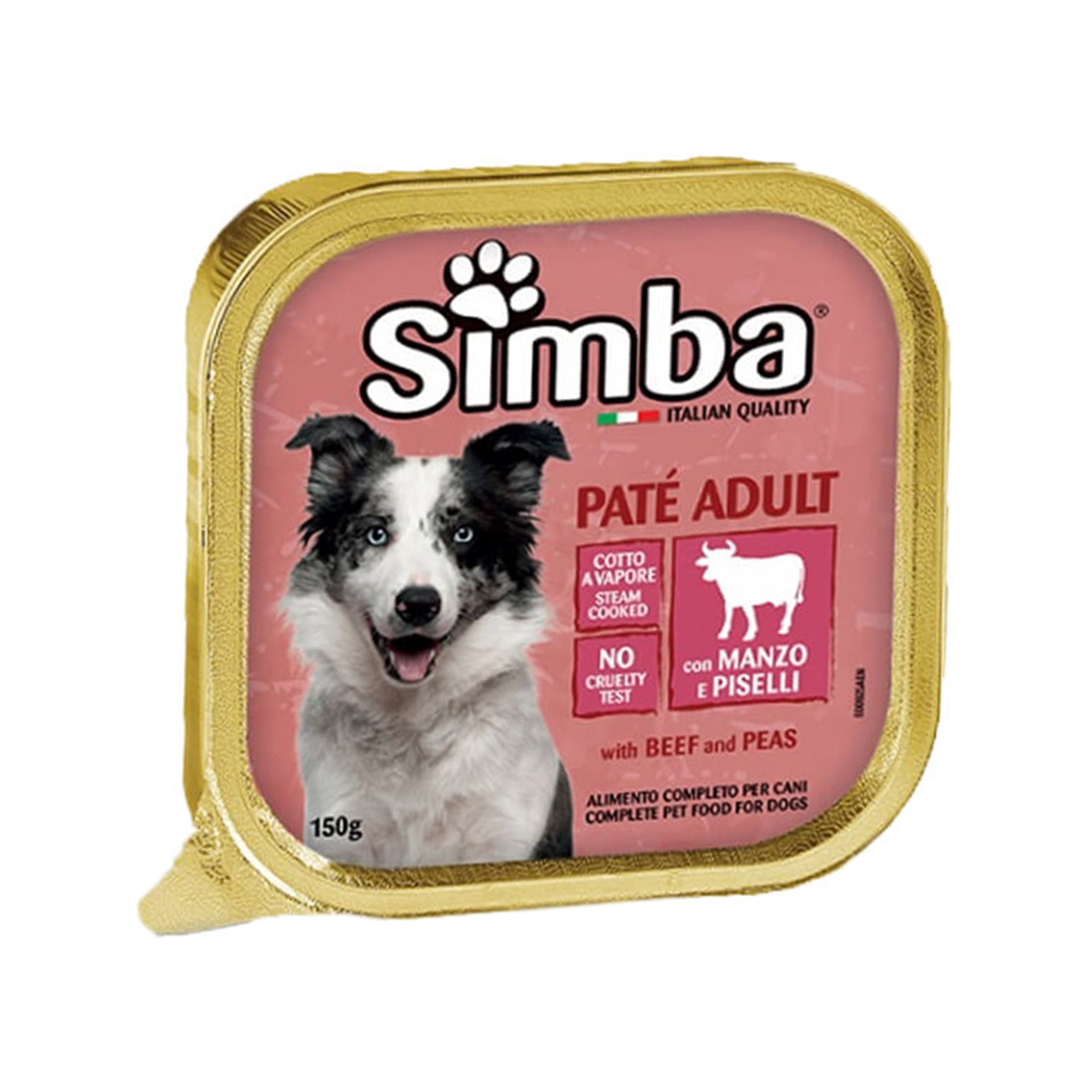 Simba τροφή σκύλου πατέ βοδινό 150g εικόνα 1