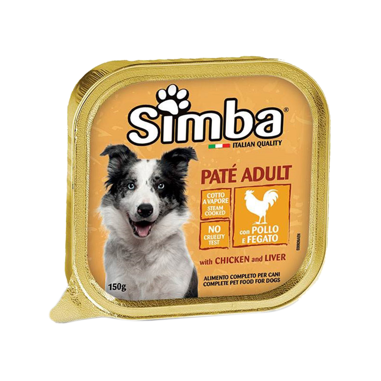 Simba τροφή σκύλου πατέ με κοτόπουλο 150g εικόνα 1