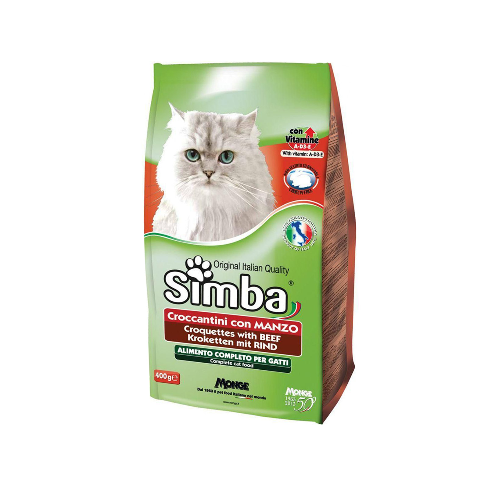 Simba ξηρά τροφή γάτας κροκέτες με βοδινό 400g εικόνα 1