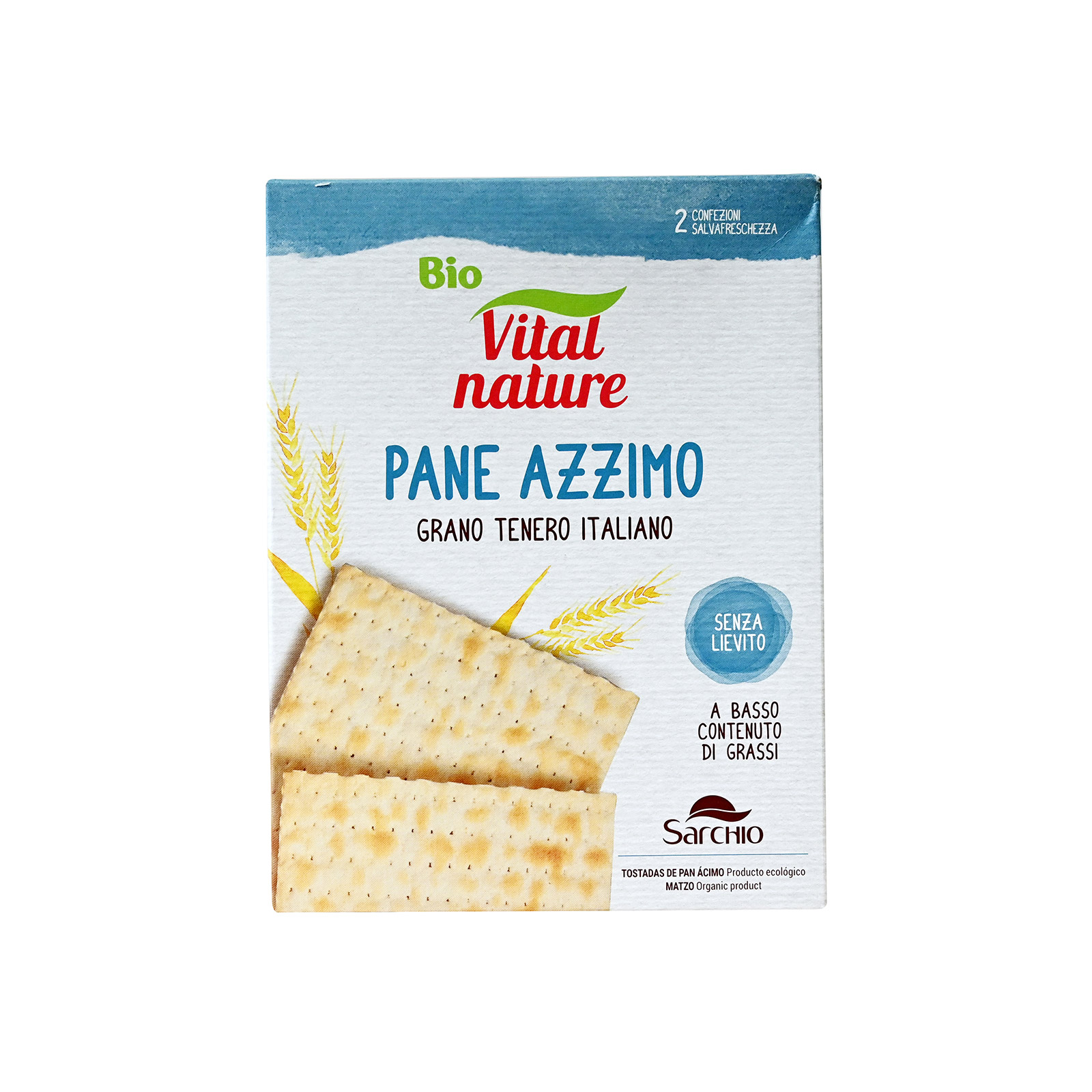 Sarchio Vital nature κράκερ χωρίς μαγιά 220g εικόνα 1
