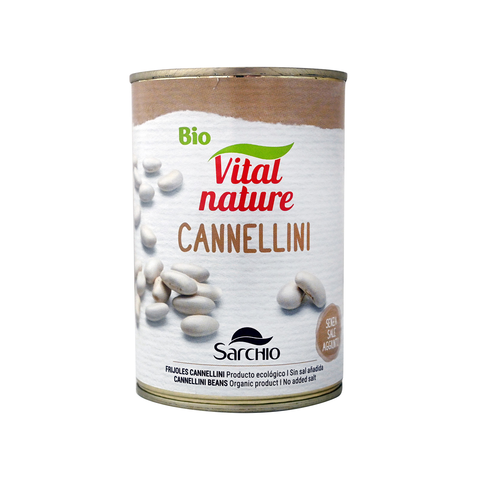 Sarchio canellini boiled beans 400g (drained weight 240g) image 1