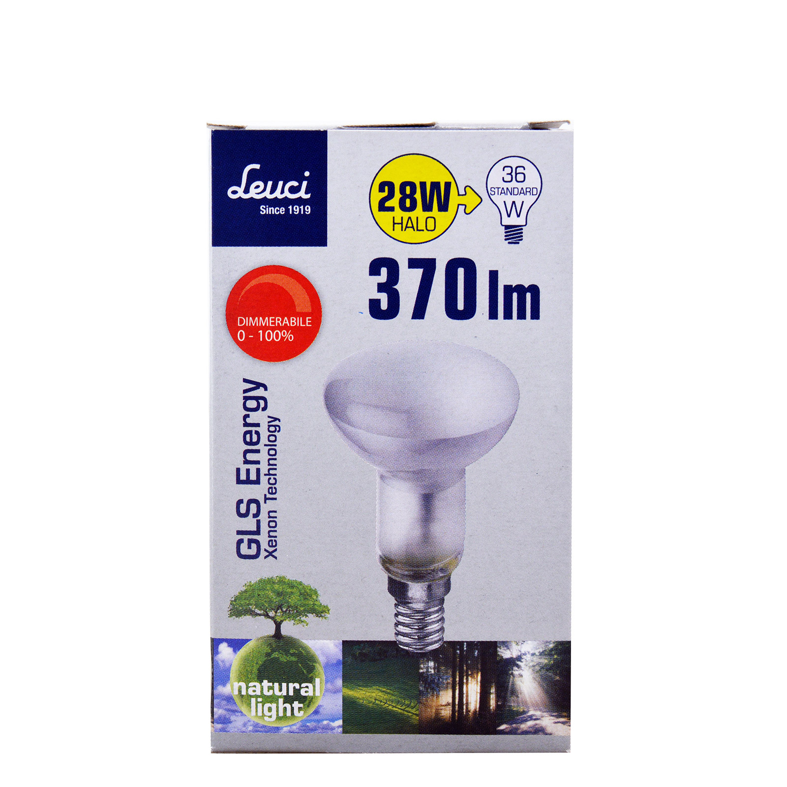 Leuci Gls Energy λάμπα βιδωτή/ διάφανο 28w εικόνα 1