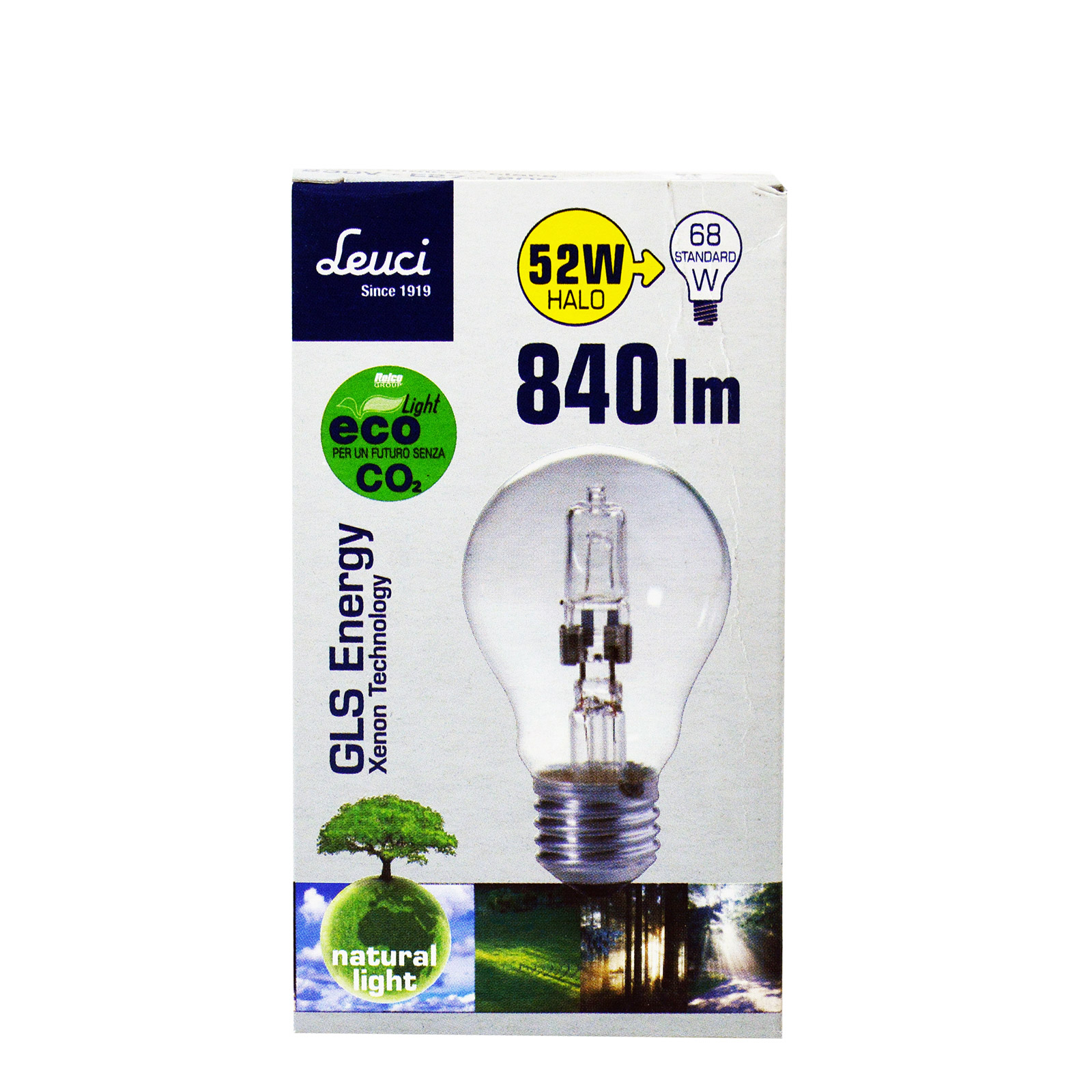 Leuci Gls Energy/ Eco Light λάμπα βιδωτή/ διάφανο 52w εικόνα 1