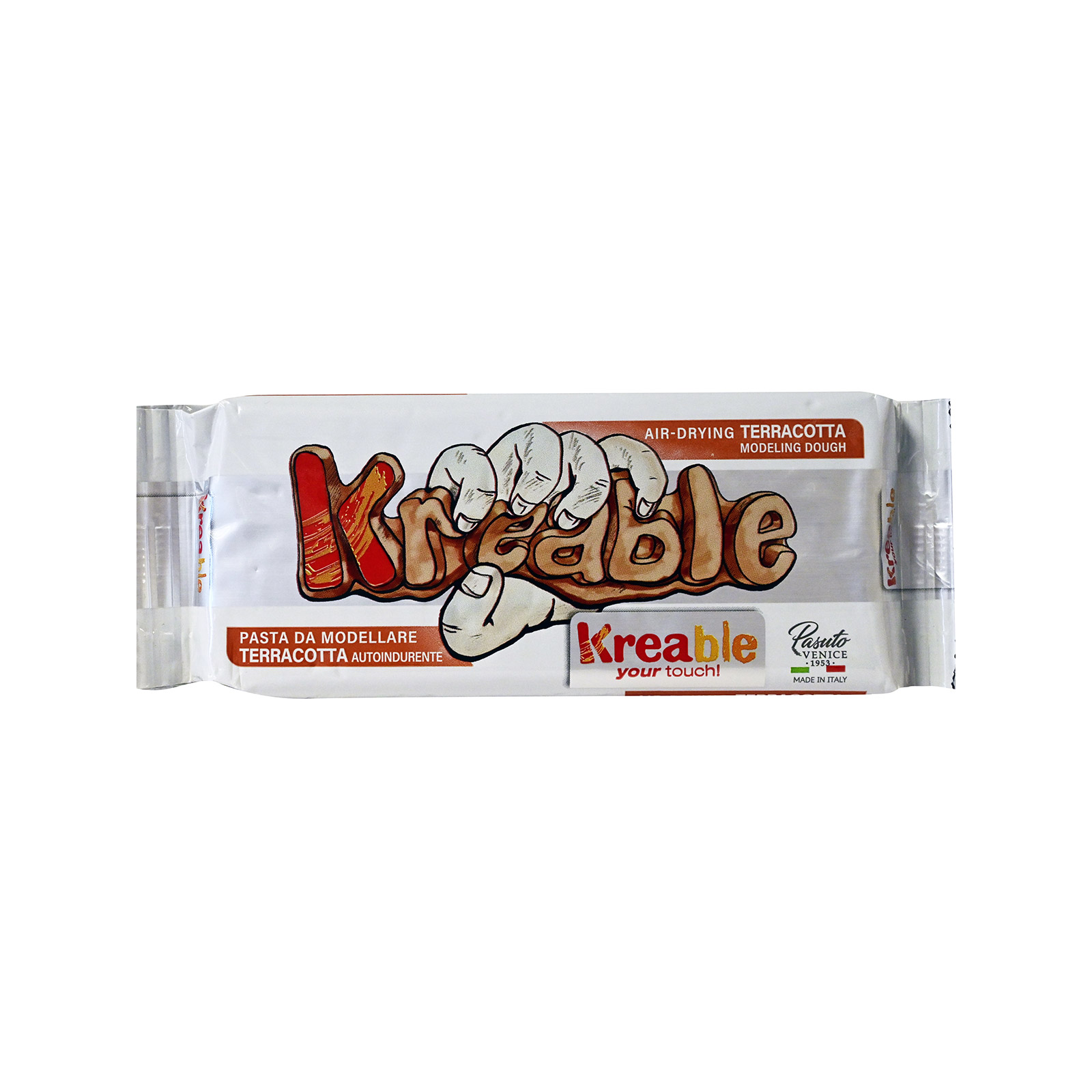 Kreable Colour πηλός κατασκευής terracotta 500g εικόνα 1