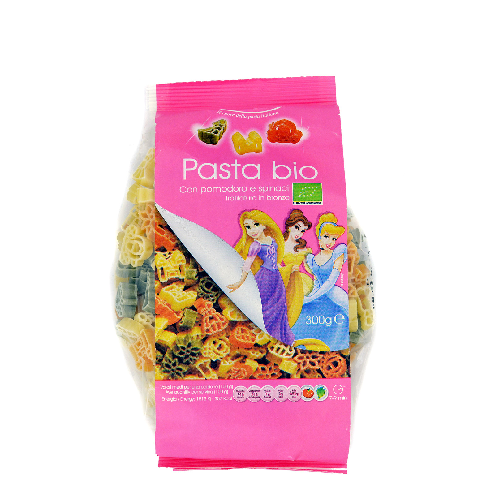 Dalla Costa Disney Princess πάστα ζυμαρικών παιδική τρίχρωμα 300g εικόνα 1
