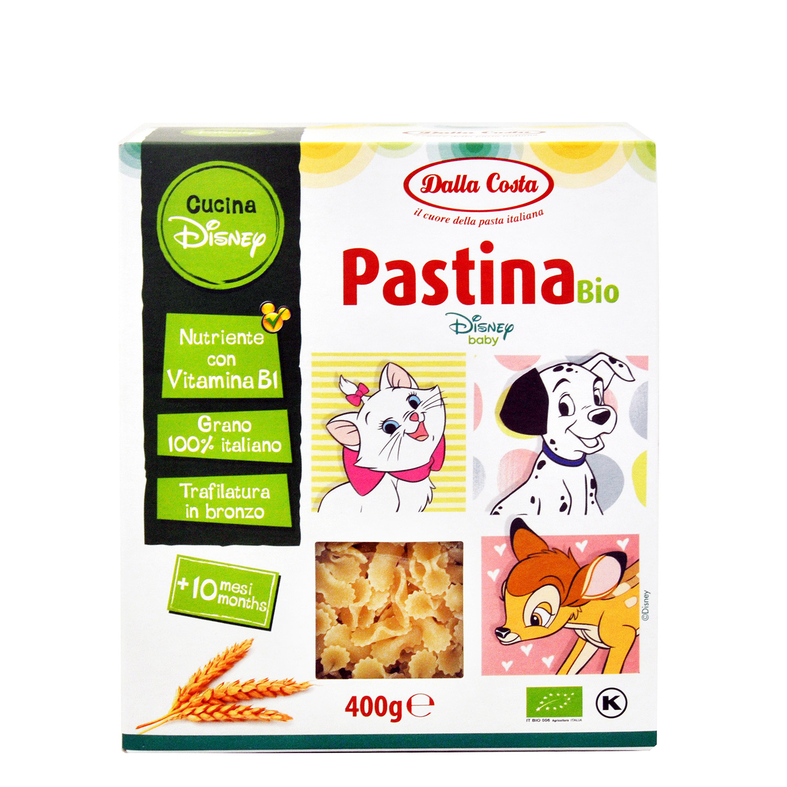 Dalla Costa Disney Baby pasta for kids Farfalinne 400g image 1