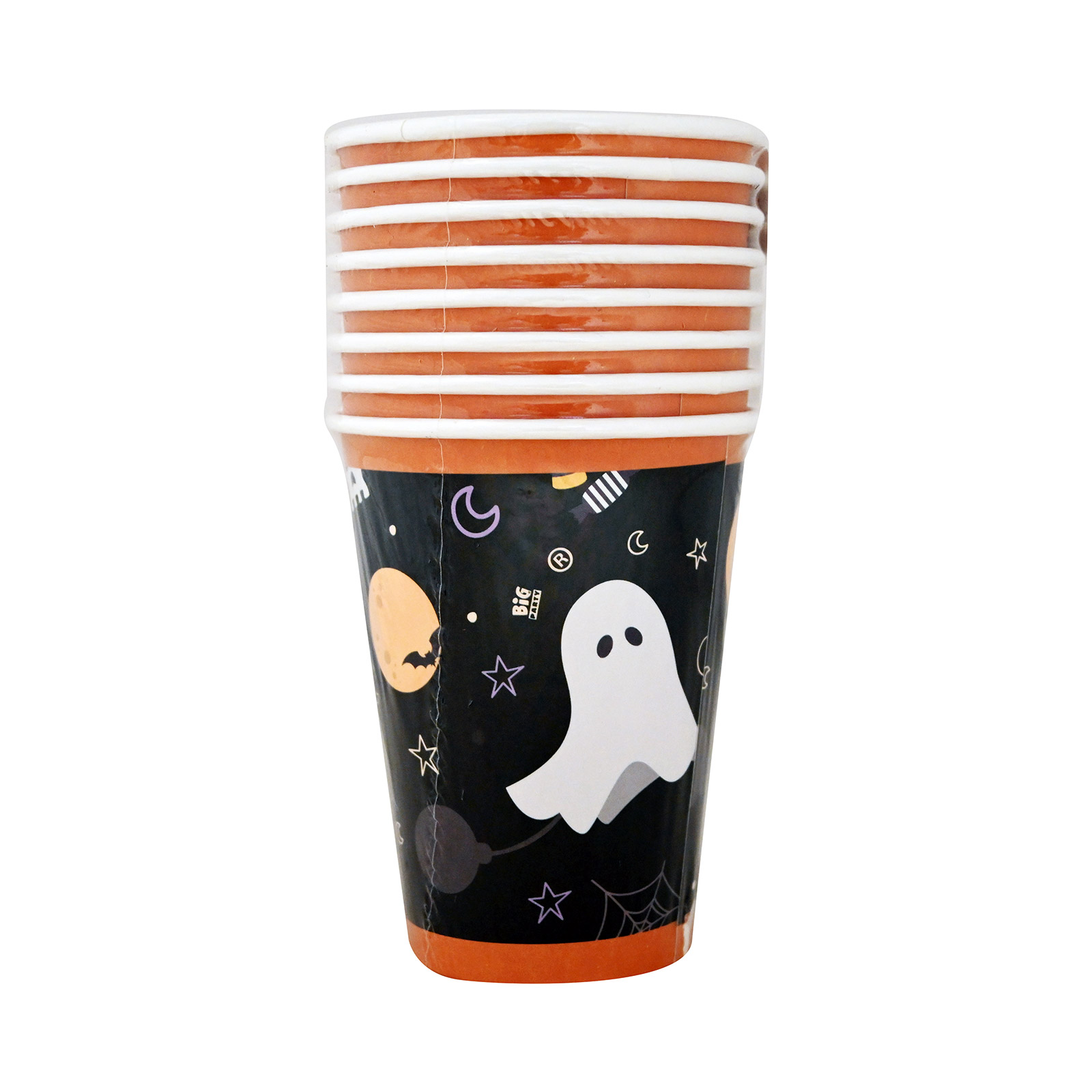 Happy Halloween paper cups 250ml 8pcs image 1