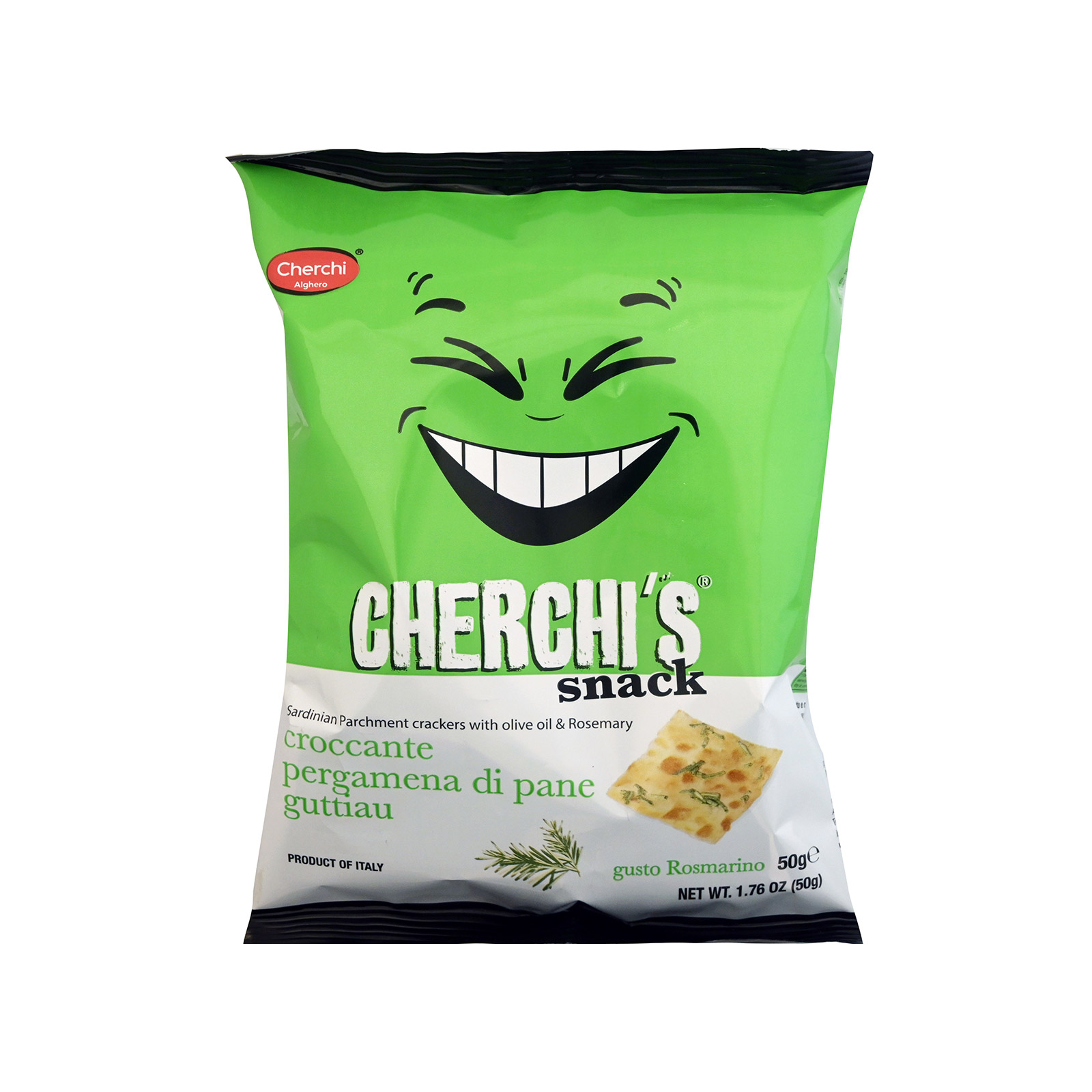 Cherchi Snack κράκερ rosemary 50g εικόνα 1