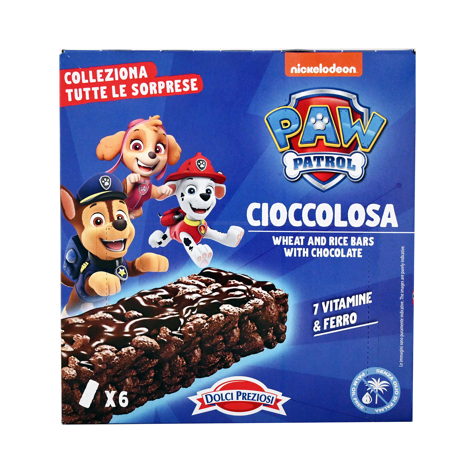 Dolci Preziosi Paw Patrol μπάρες παιδικές cioccolosa 6x20g εικόνα 1